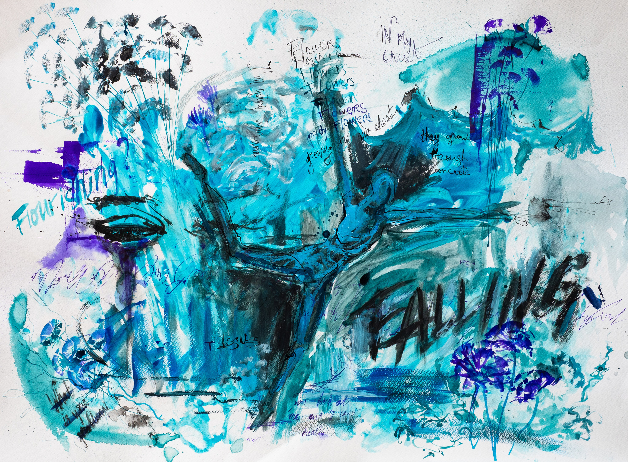 Abstraction. Angelina Sorokopud. Artist in Strasbourg