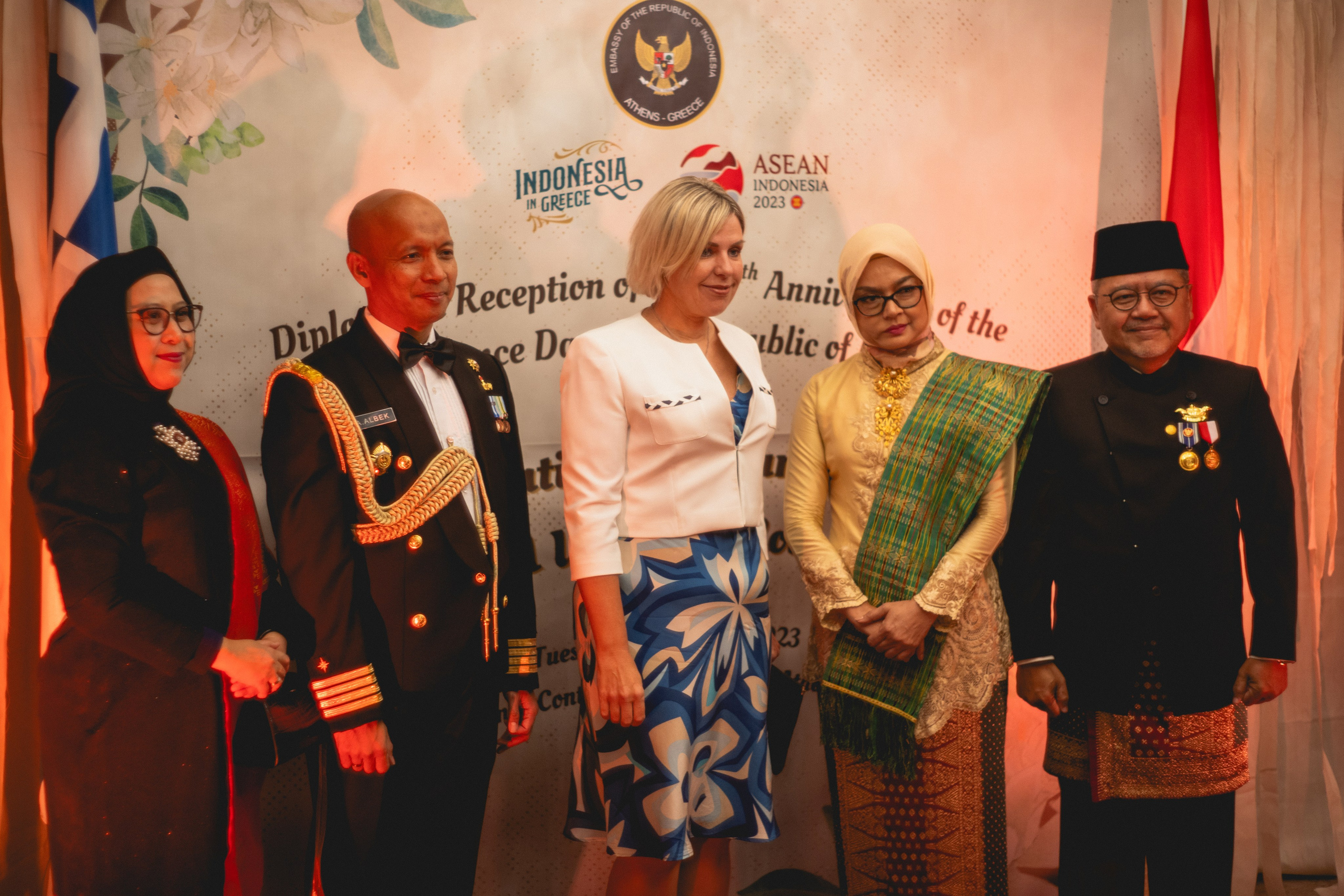 Diplomatic Reception of the Embassy of Republic of Indonesia of Athens. Photographer in Greece Kristina