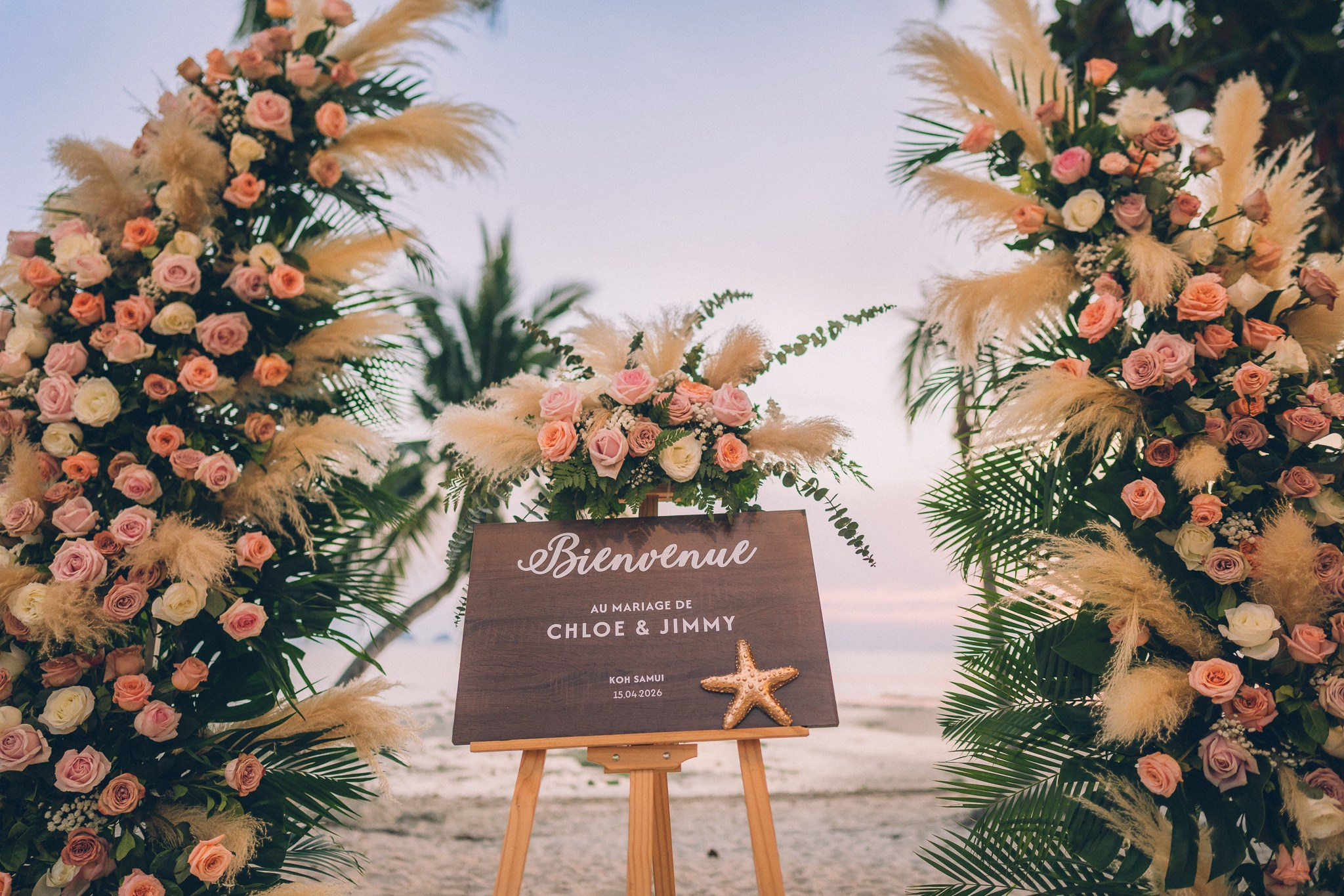 Chloe and Jimmy. Wedding on Koh Samui, Thailand