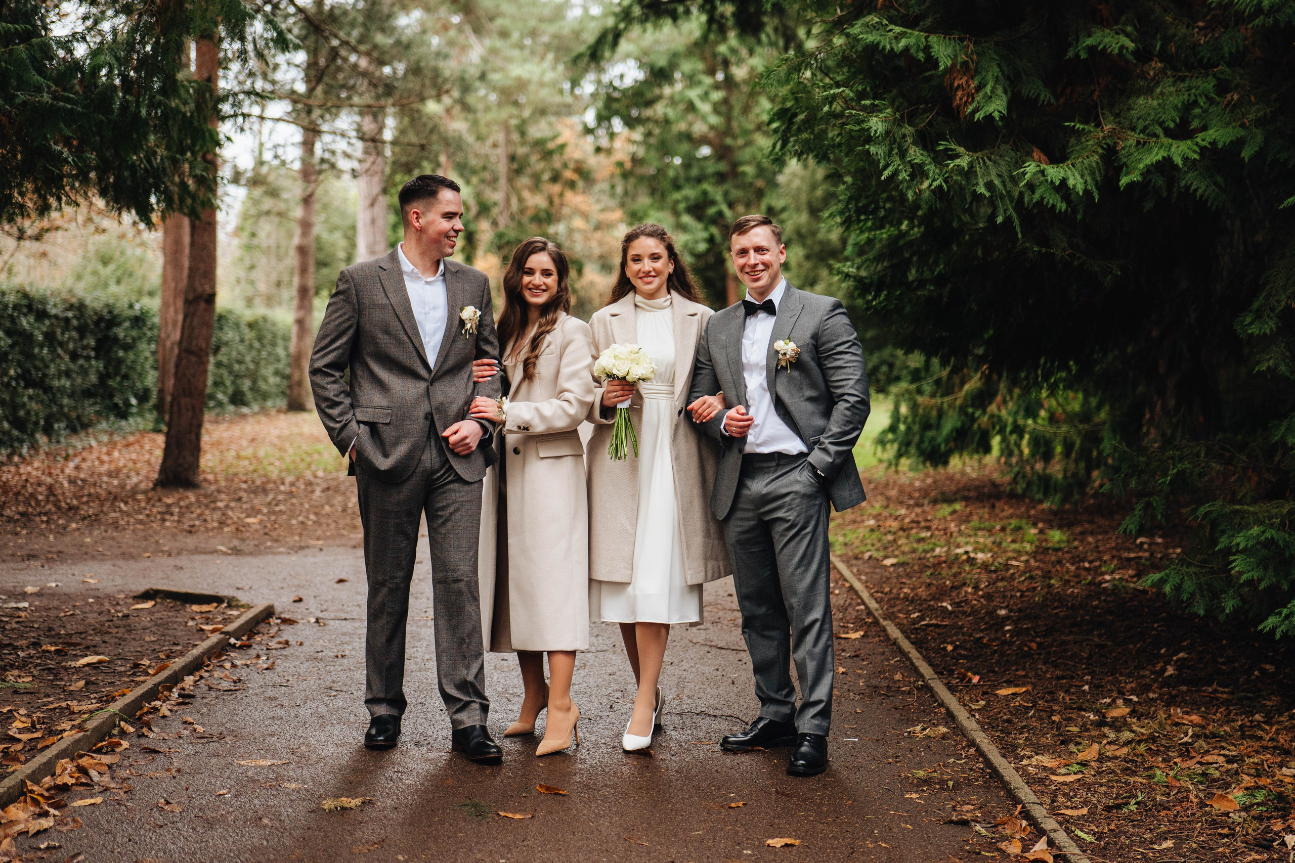 group photo at the wedding