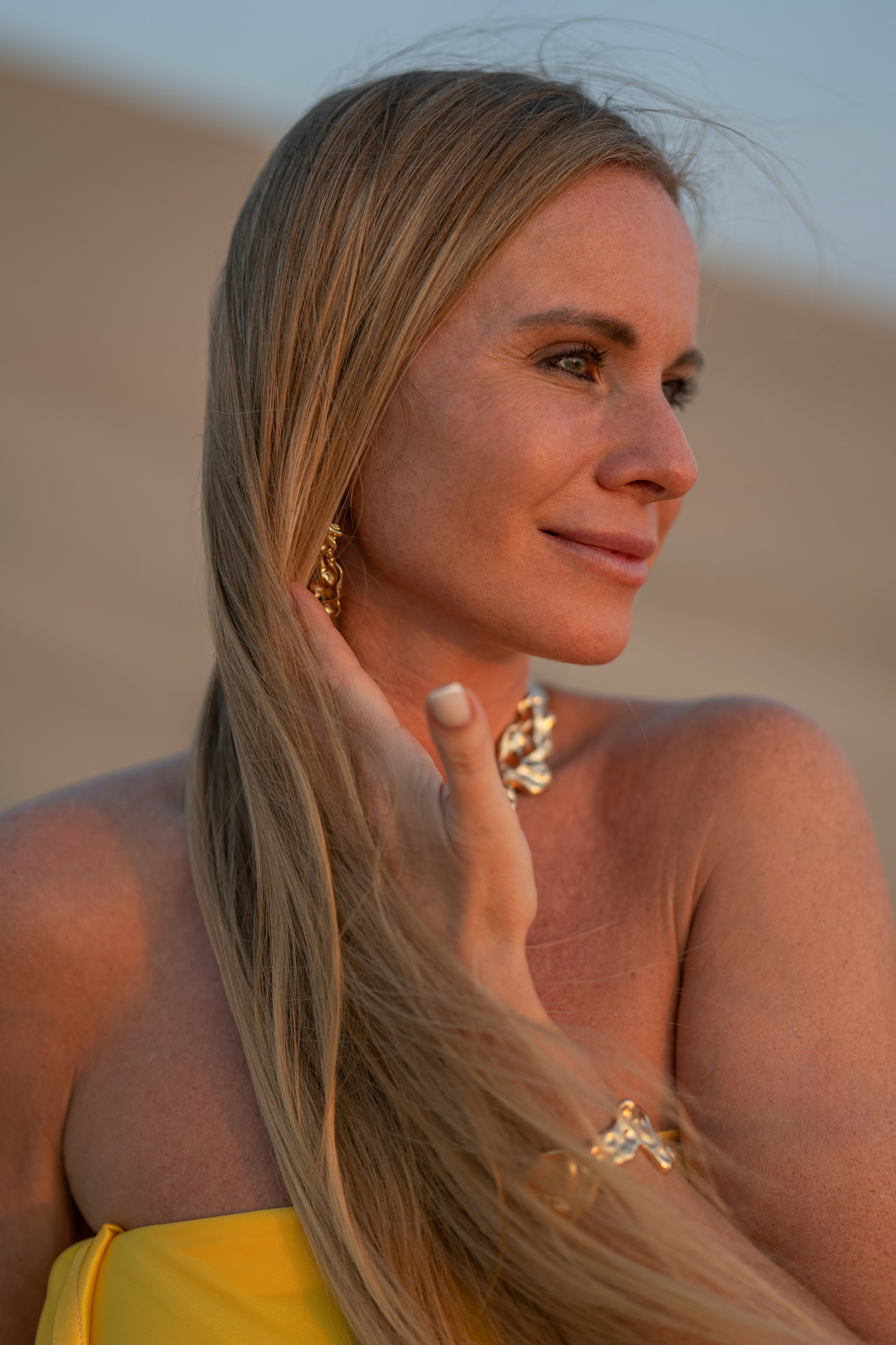 A golden Ray of Sunshine. Family & fashion photographer in Doha