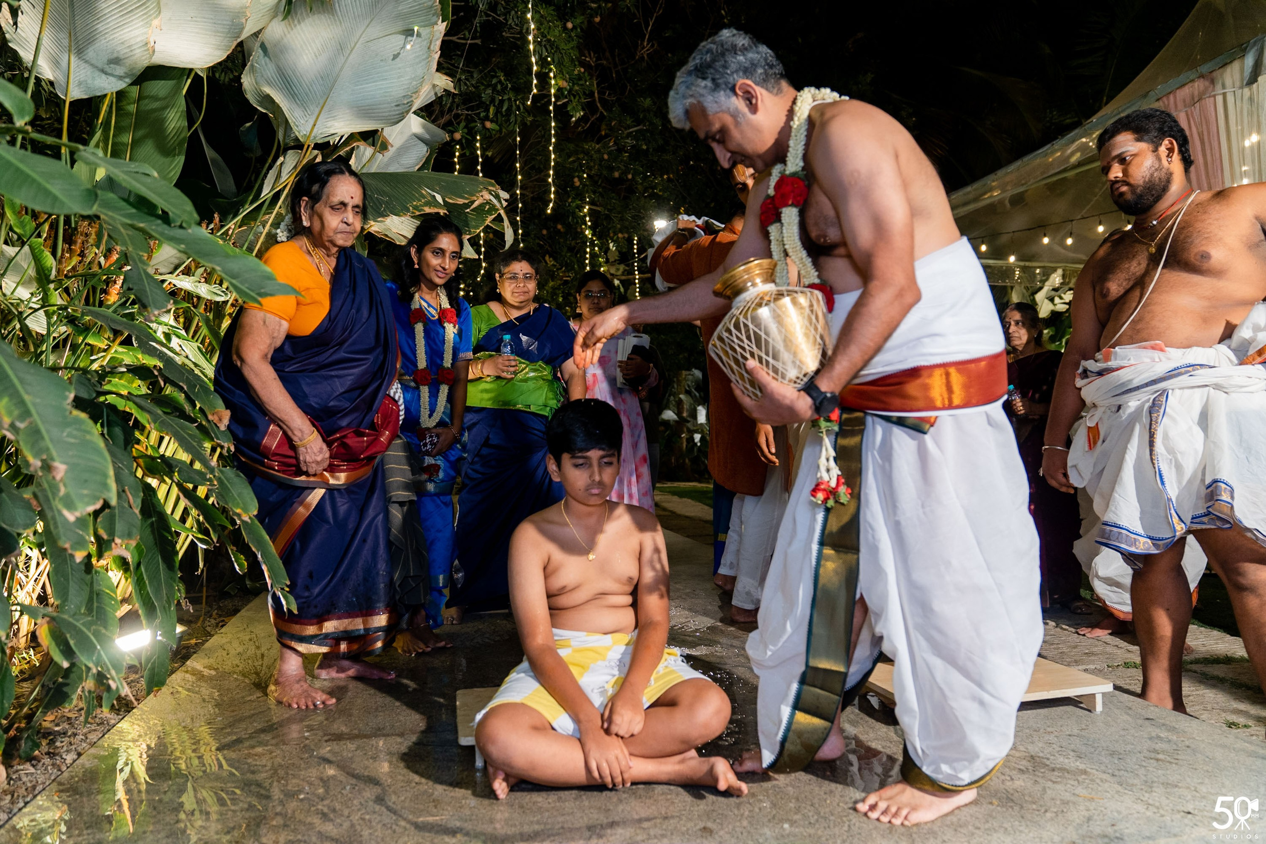 SANJAY AND SAKETH UPANAYANA. 50mm STUDIOS