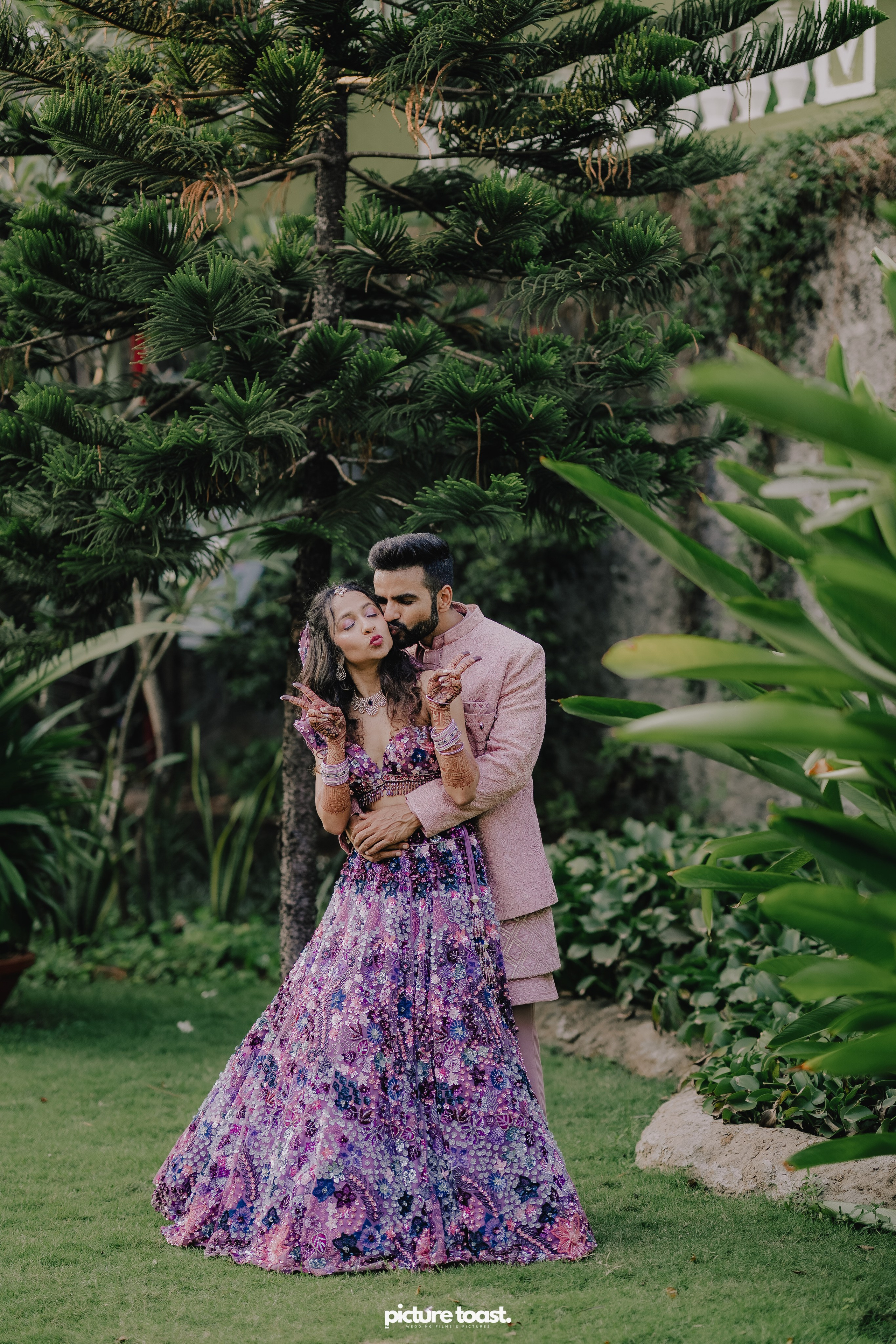Varamala Ft. Barbie & Aneesh. Fine art Wedding Photographers in India & Canada