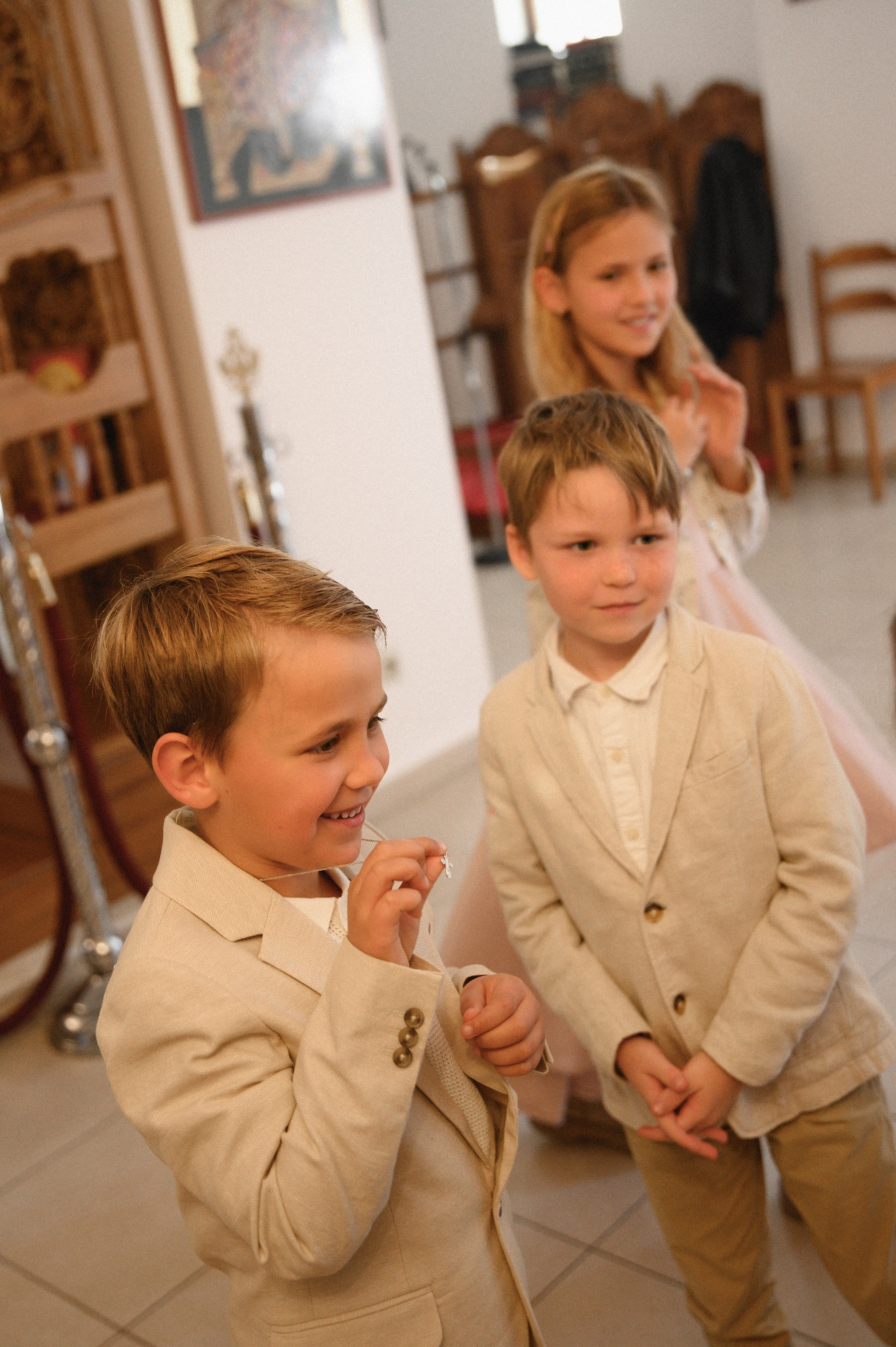 Baptism Mihail. Family, children, portrait, and event photography in Thessaloniki