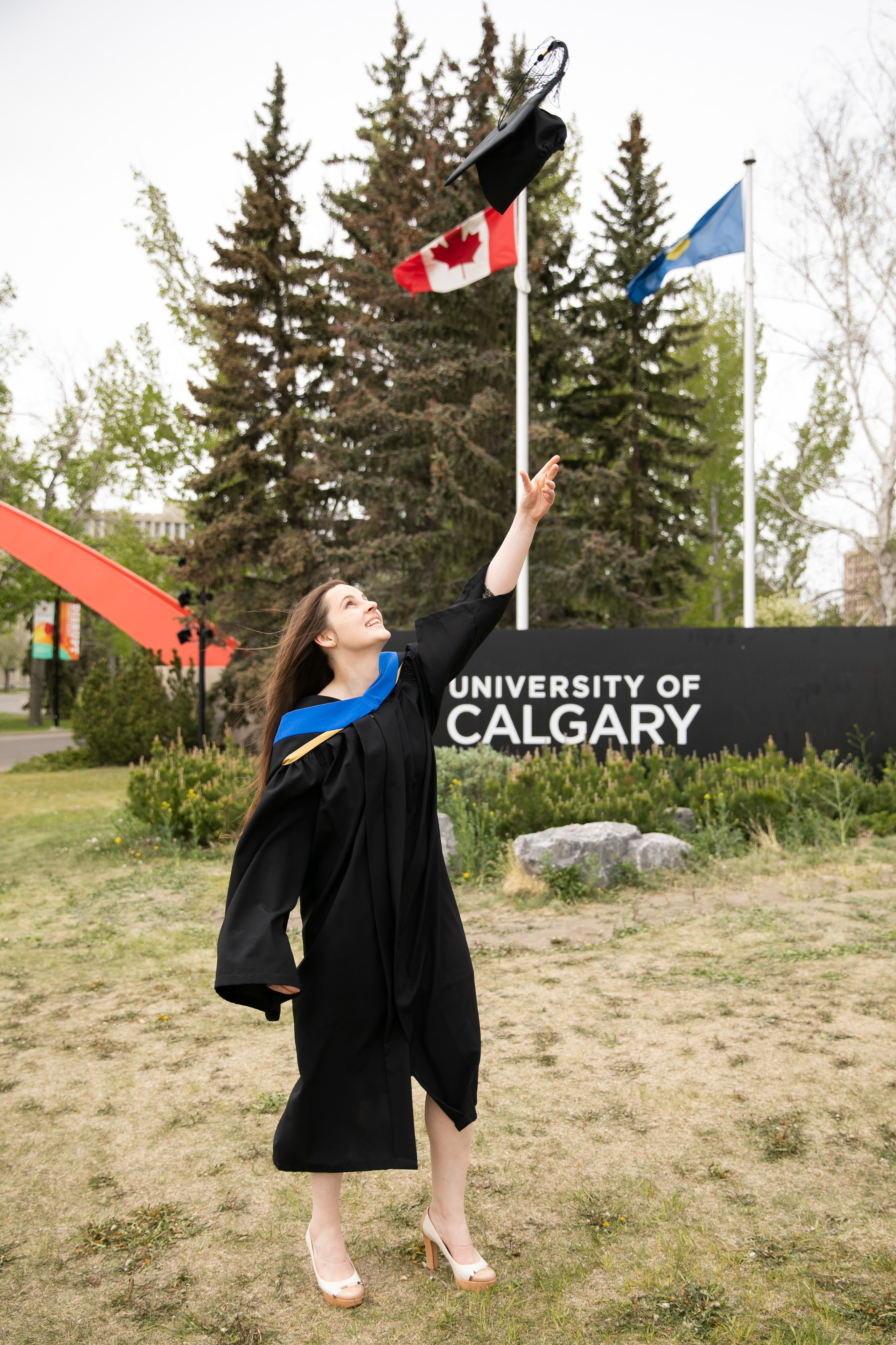 Graduation — Kelsey — University of Calgary. Fotografía accesible en Calgary
