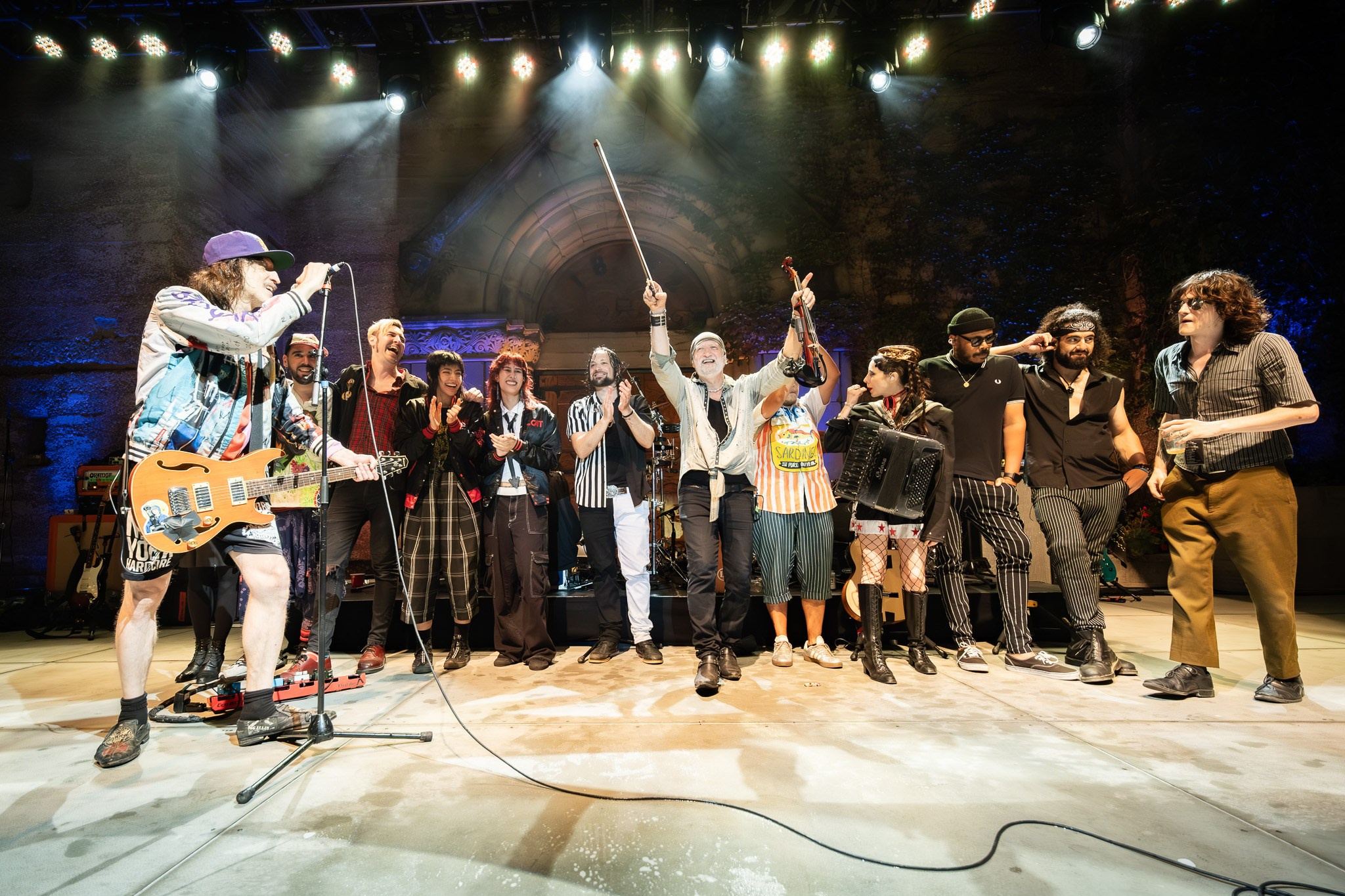 GOGOL BORDELLO / SARATOGA / CA. Reportage concert portrait photography in the San Francisco Bay Area