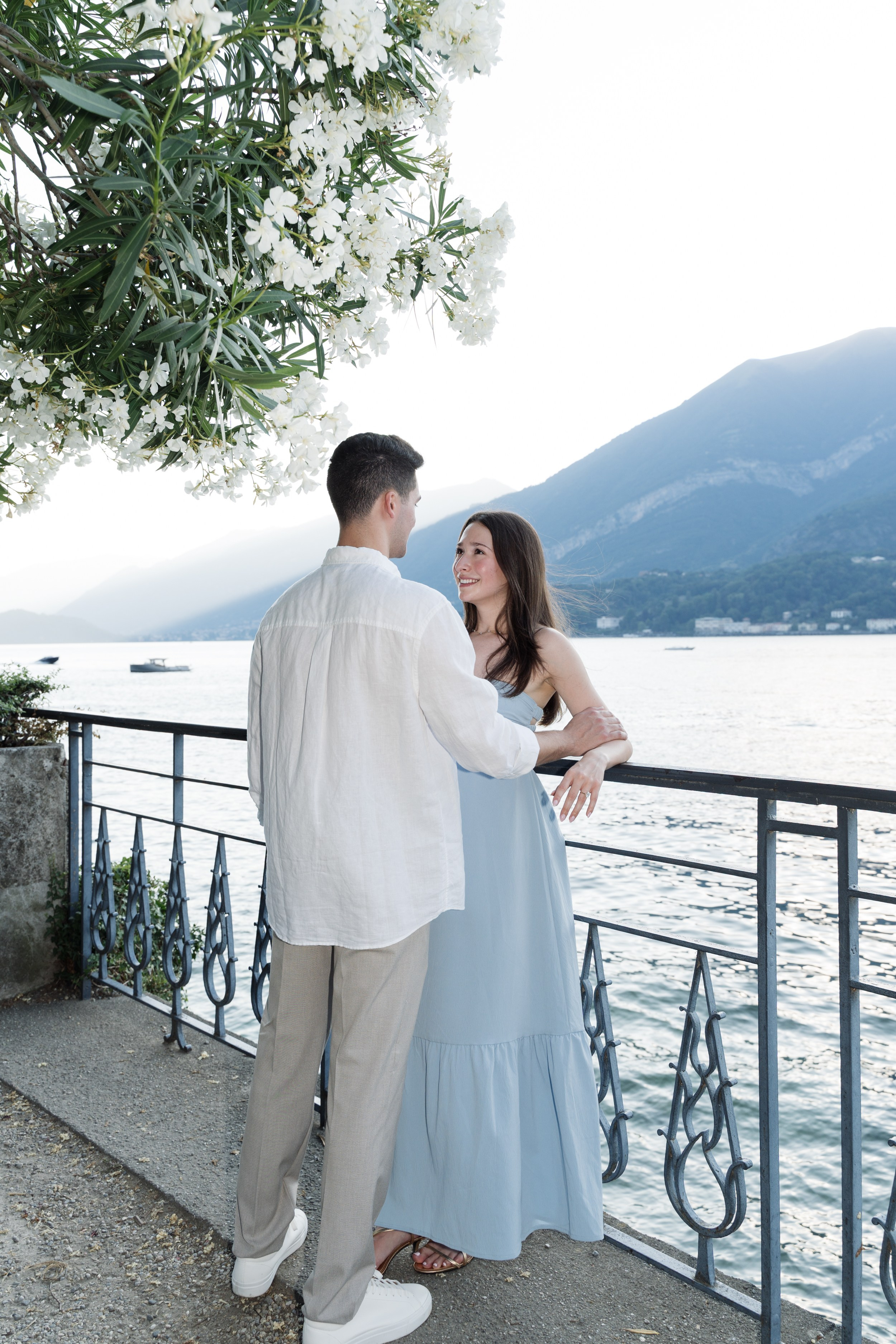 Bellagio Secret Proposal. Lake Como Proposal Photographer | Surprise Proposals & Engagements