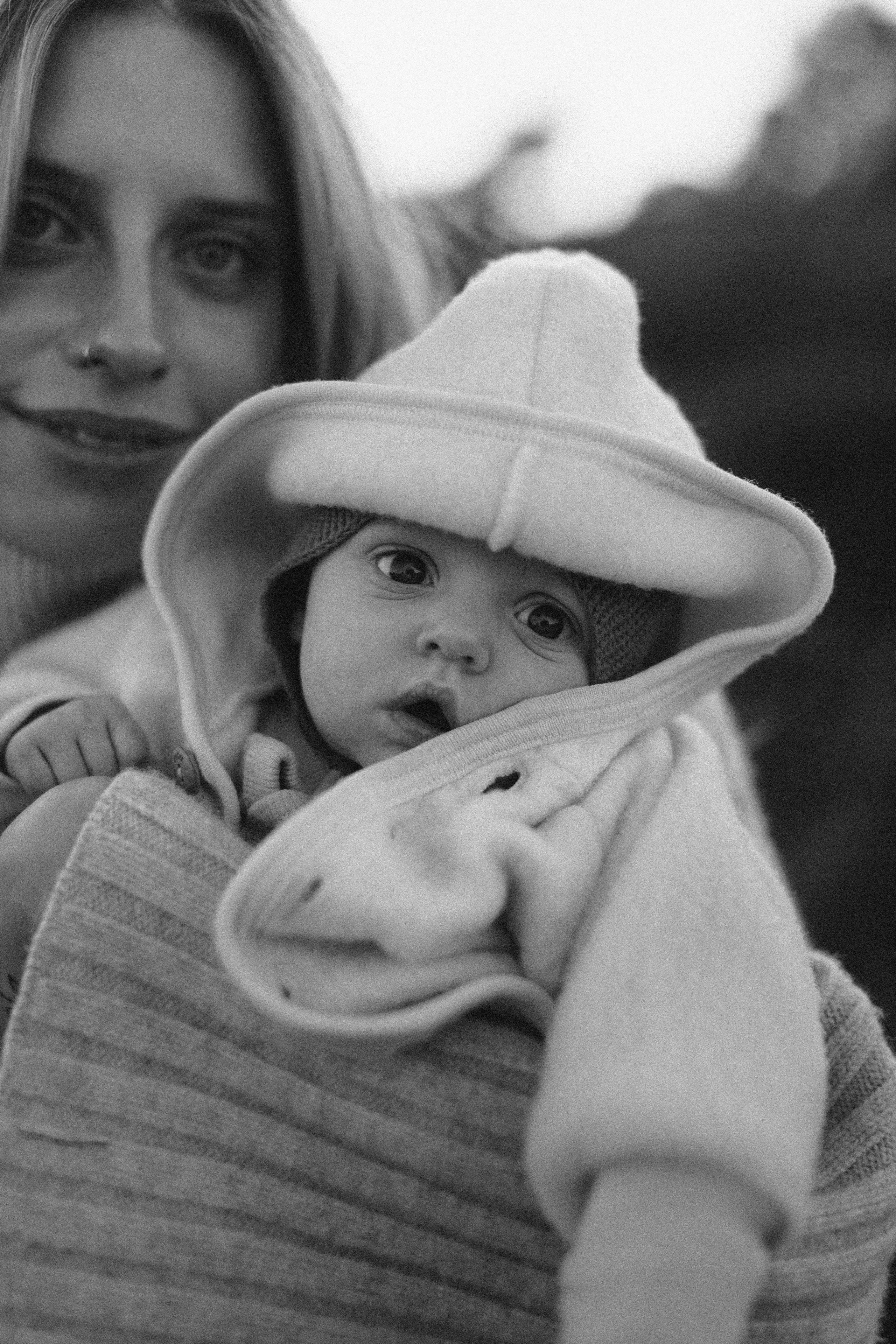 Family photoshoot in nature. True self