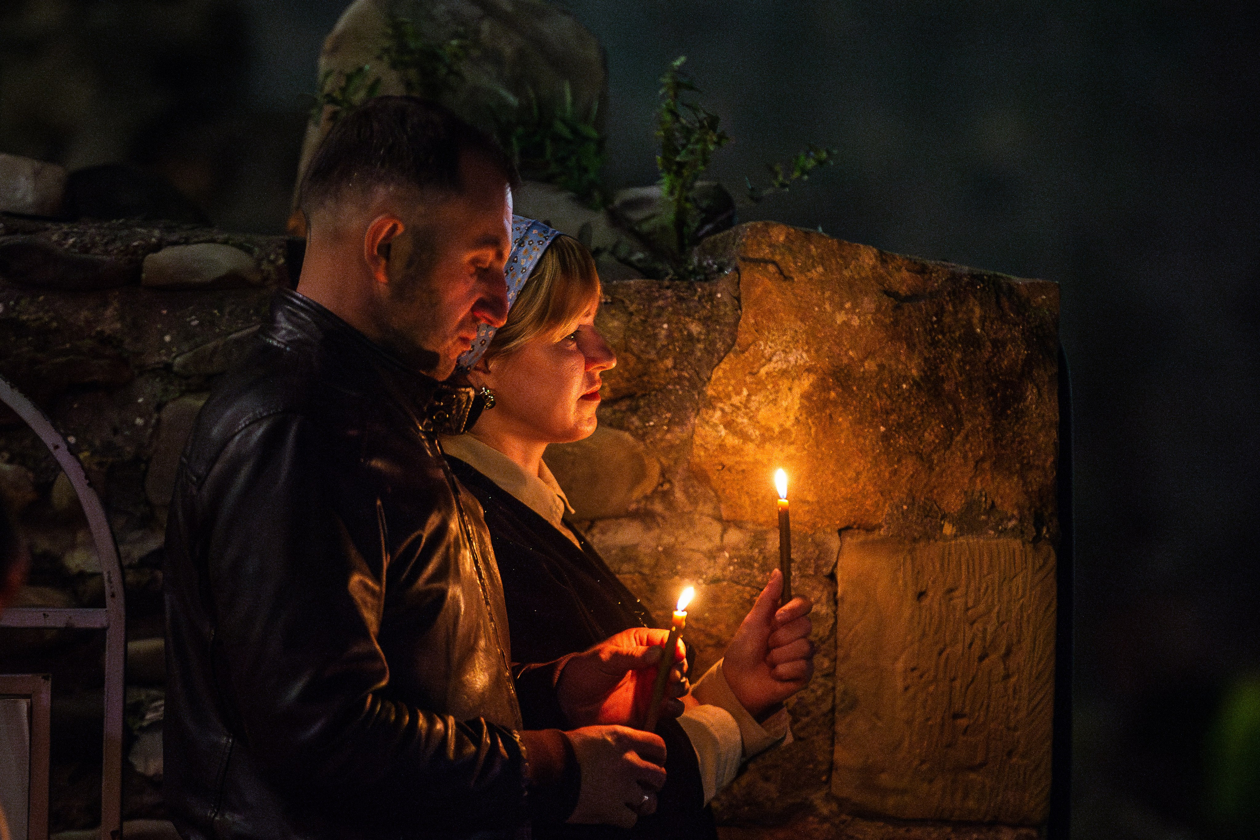 The Easter Procession in Svetitskhoveli: A Night of Light and Faith. Ilya Vaga