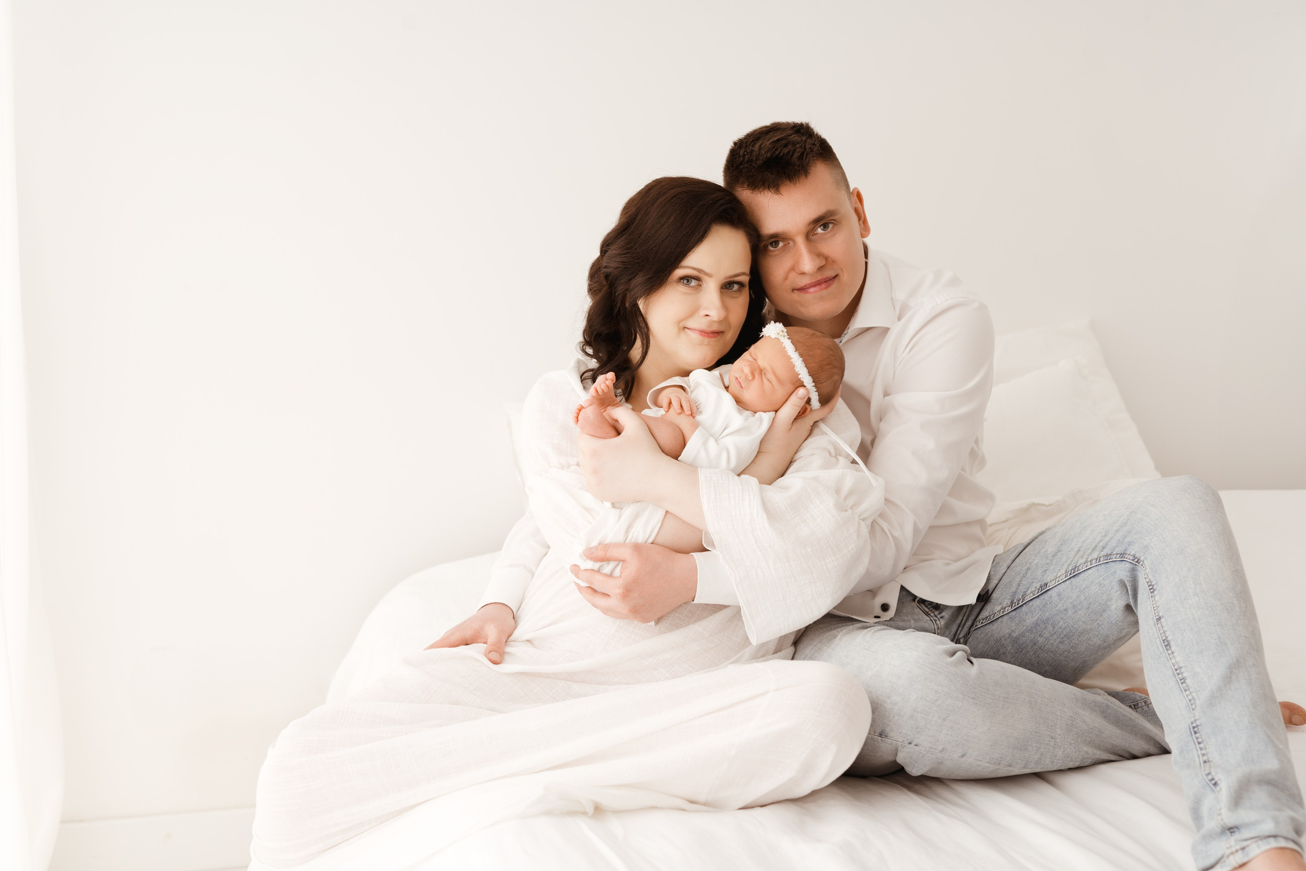 Pierwsza sesja Amelki. Fotograf Łódź - sesja ciążowa, noworodkowa, dziecięca. Studio w Łodzi