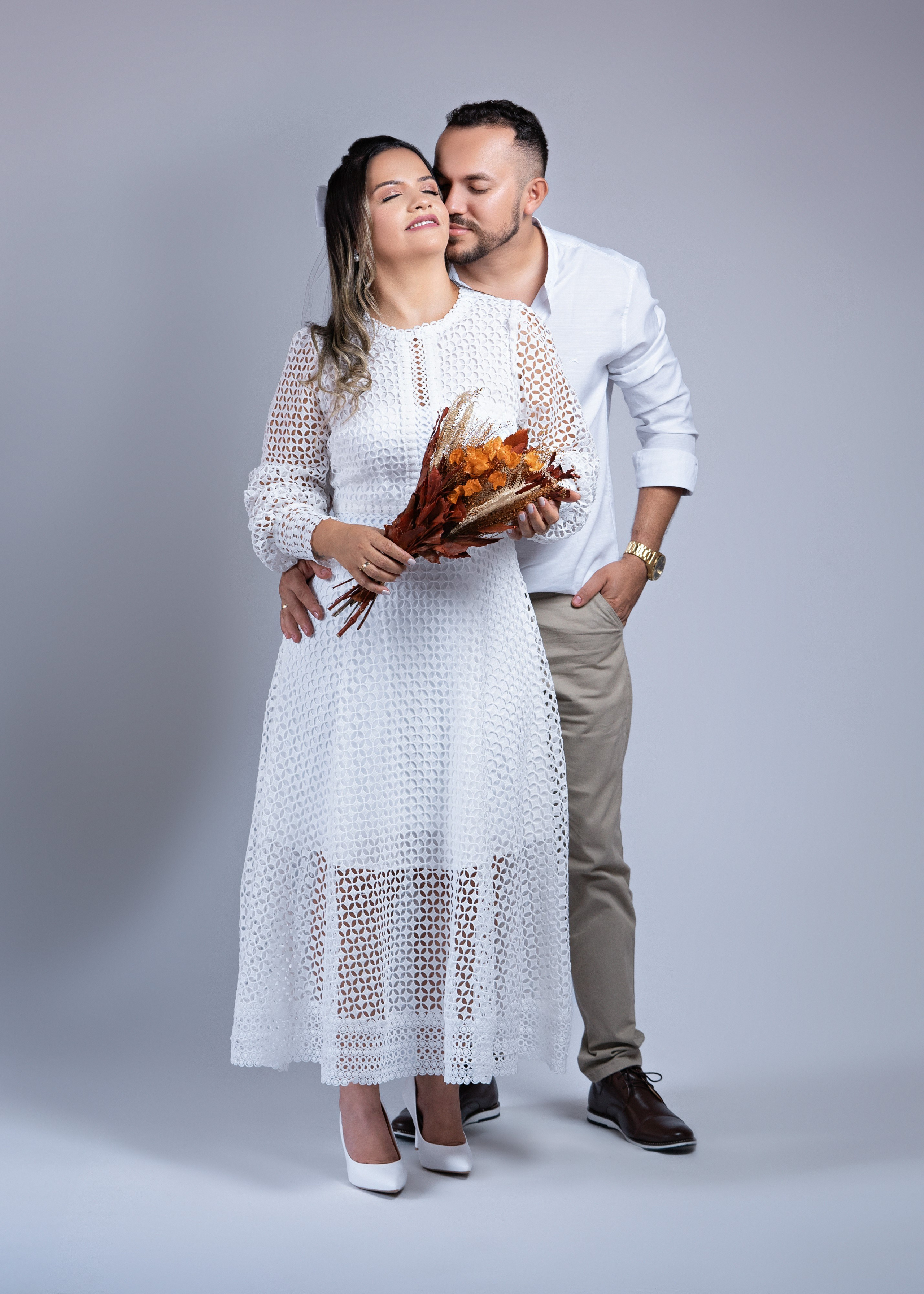 Pré Wedding Estúdio — Taise e Ricardo. Fotógrafo de casamento e Filmmaker de casamento