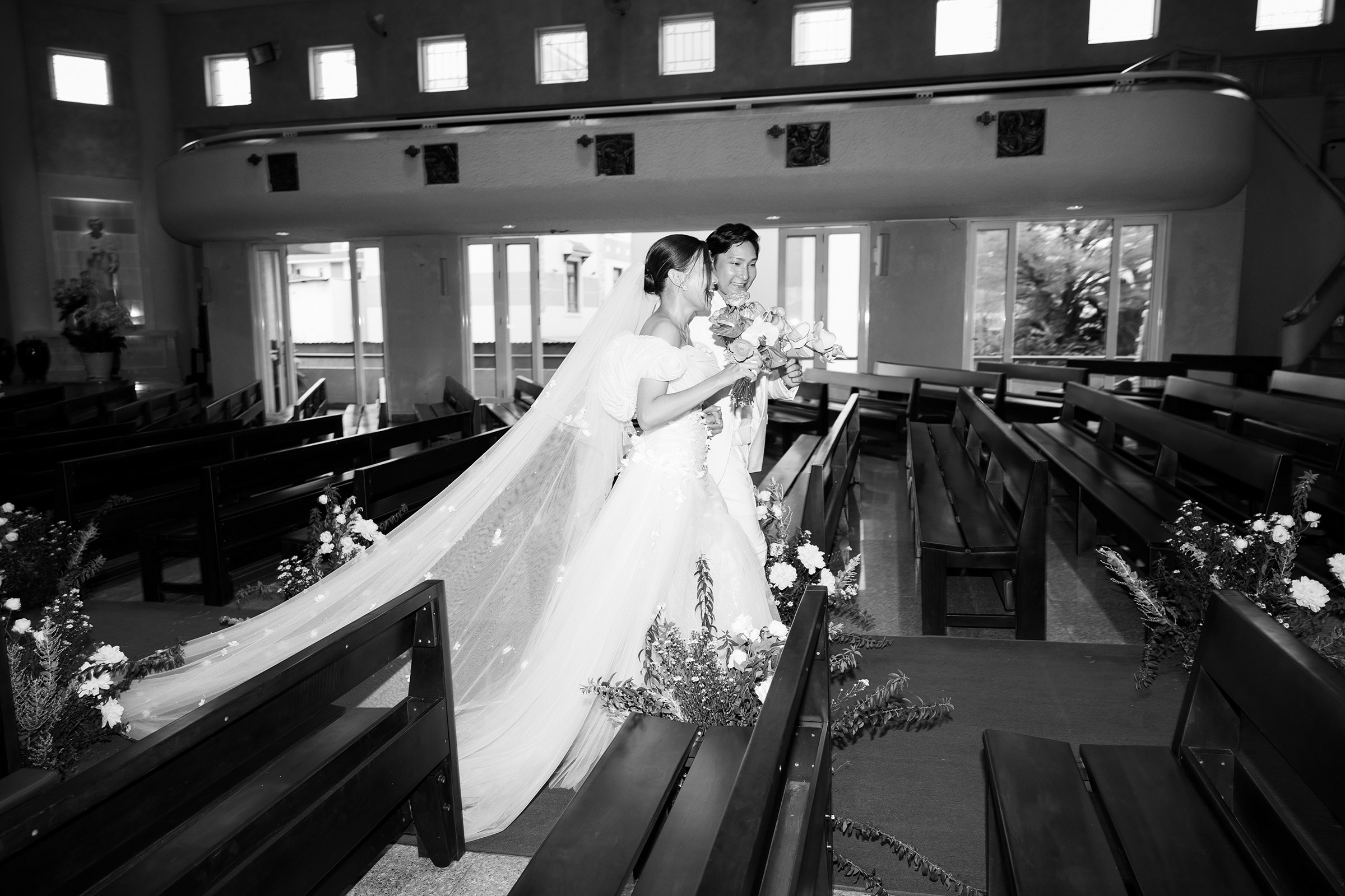 Church Wedding / Nica & Xavier. Nhiếp ảnh gia đám cưới hàng đầu tại Thành Phố Hồ Chí Minh