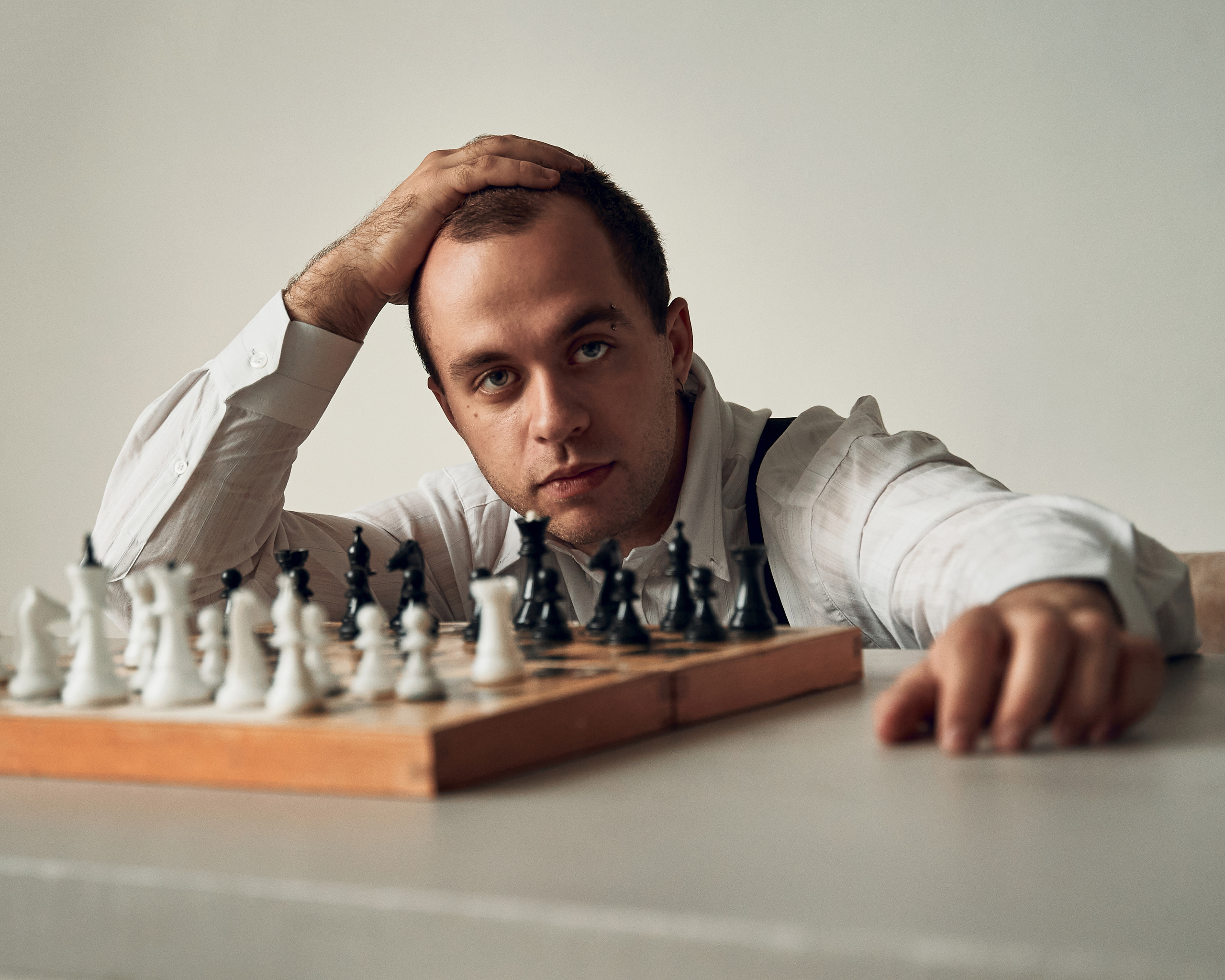 Men’s portrait. Artem. Photographer in Barcelona Spain Zhanna Zakharchenko