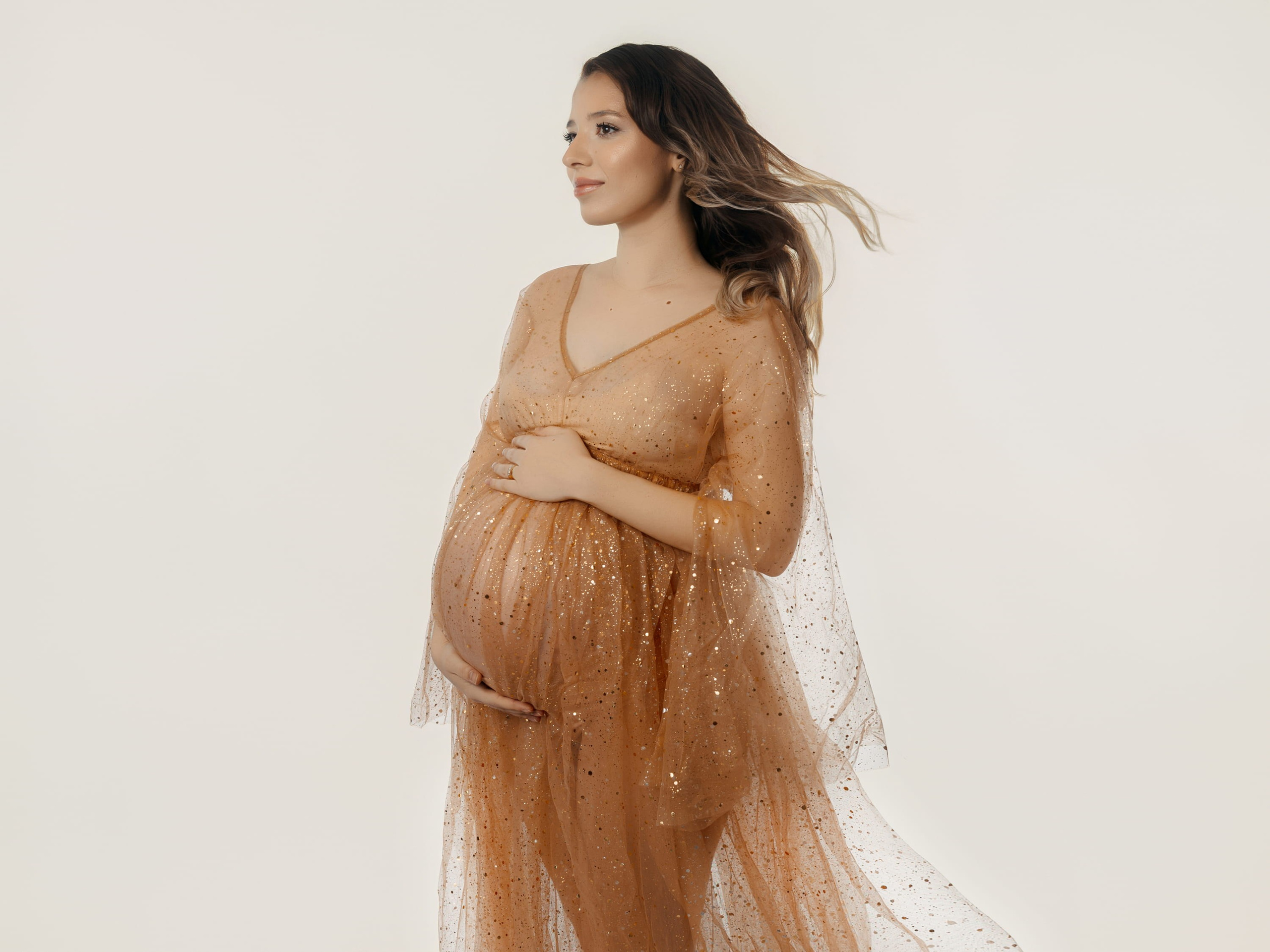 Elegant Studio Maternity Photography in Rotterdam