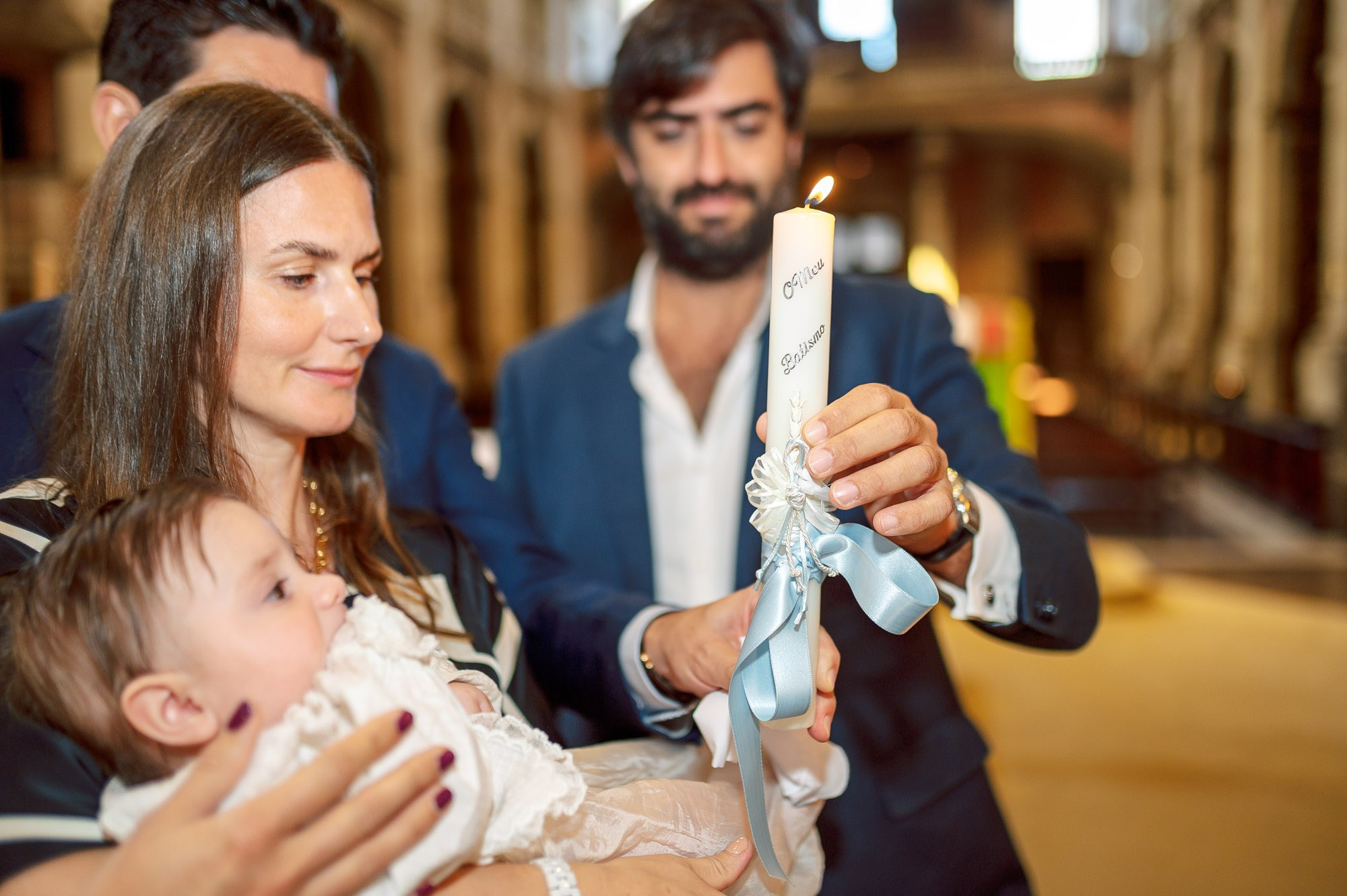 photography of a Catholic baptism in Lisbon