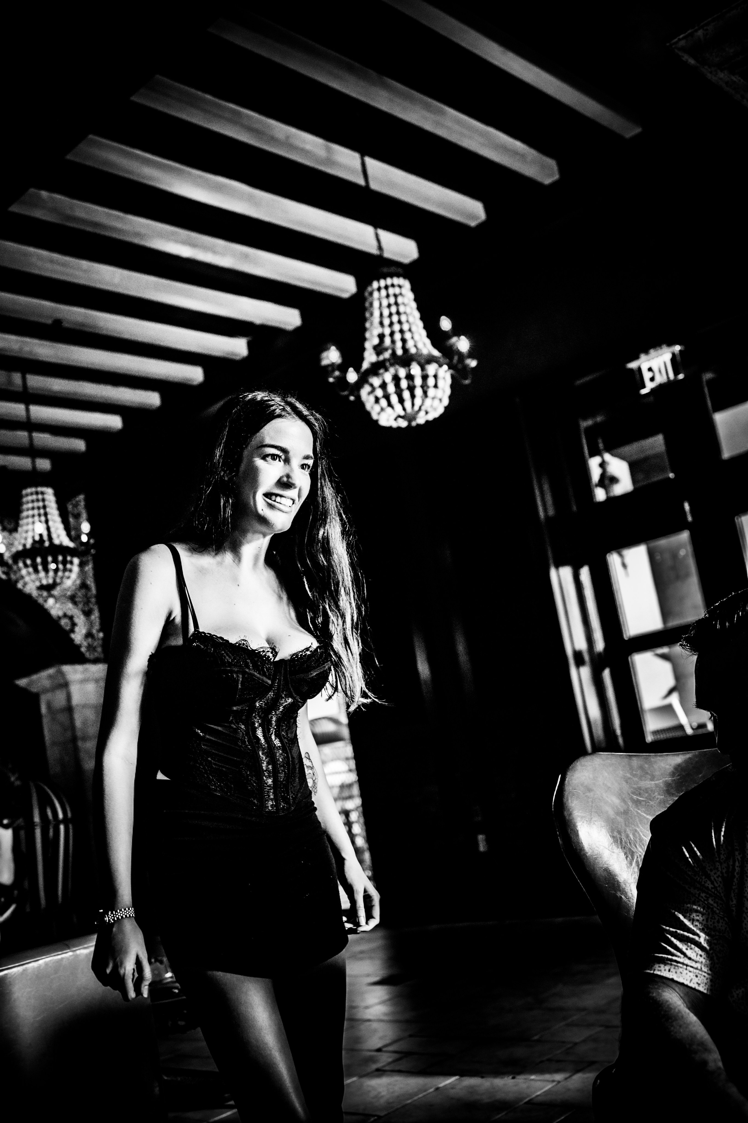 Burn Black and White Series. Out and About 239