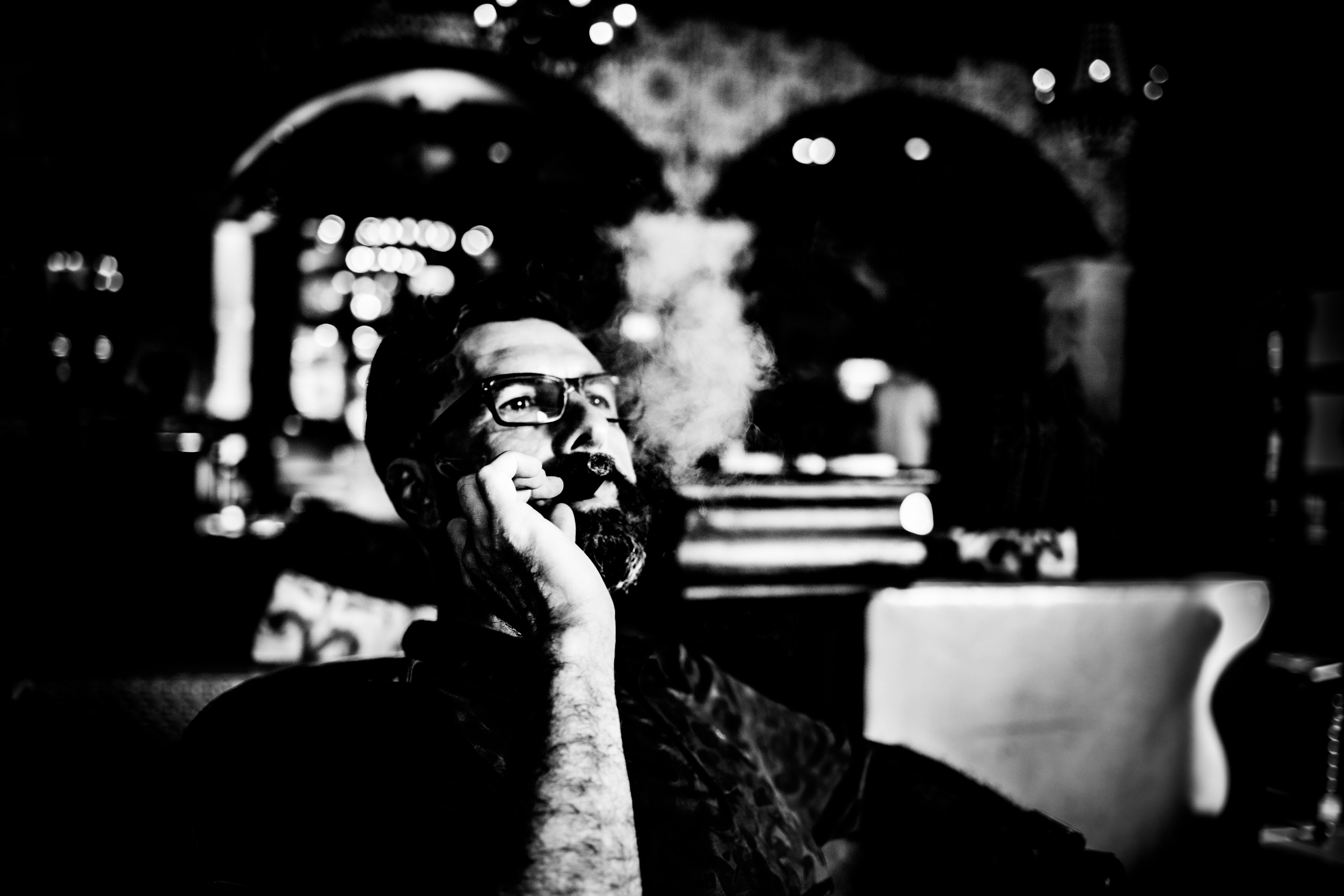 Burn Black and White Series. Out and About 239