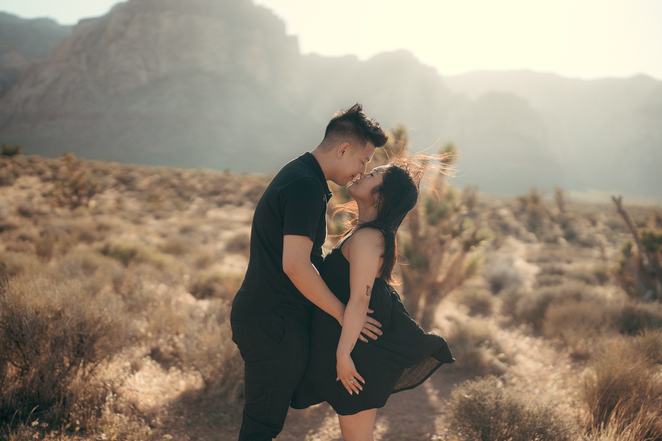 Brian&Christina. Marriage Proposal. Wedding & elopement photographer Viktoriya Kravtsov. Las Vegas