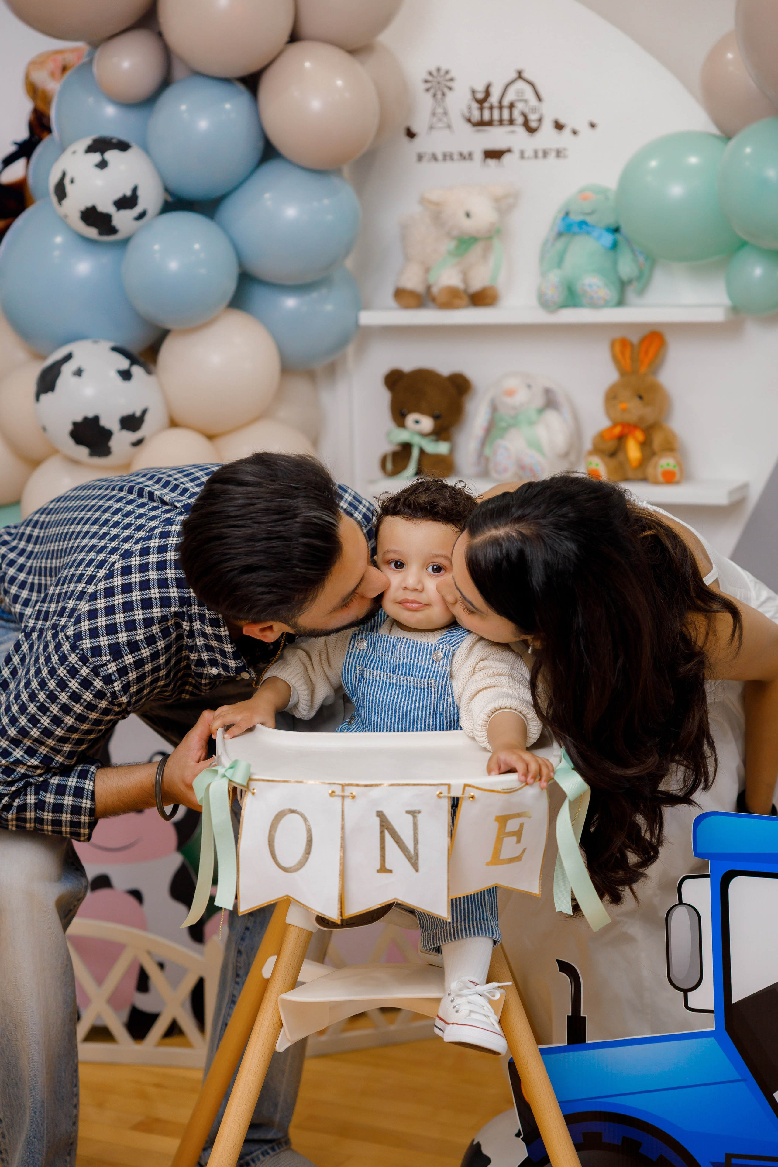 Fateh’s 1st birthday. Home