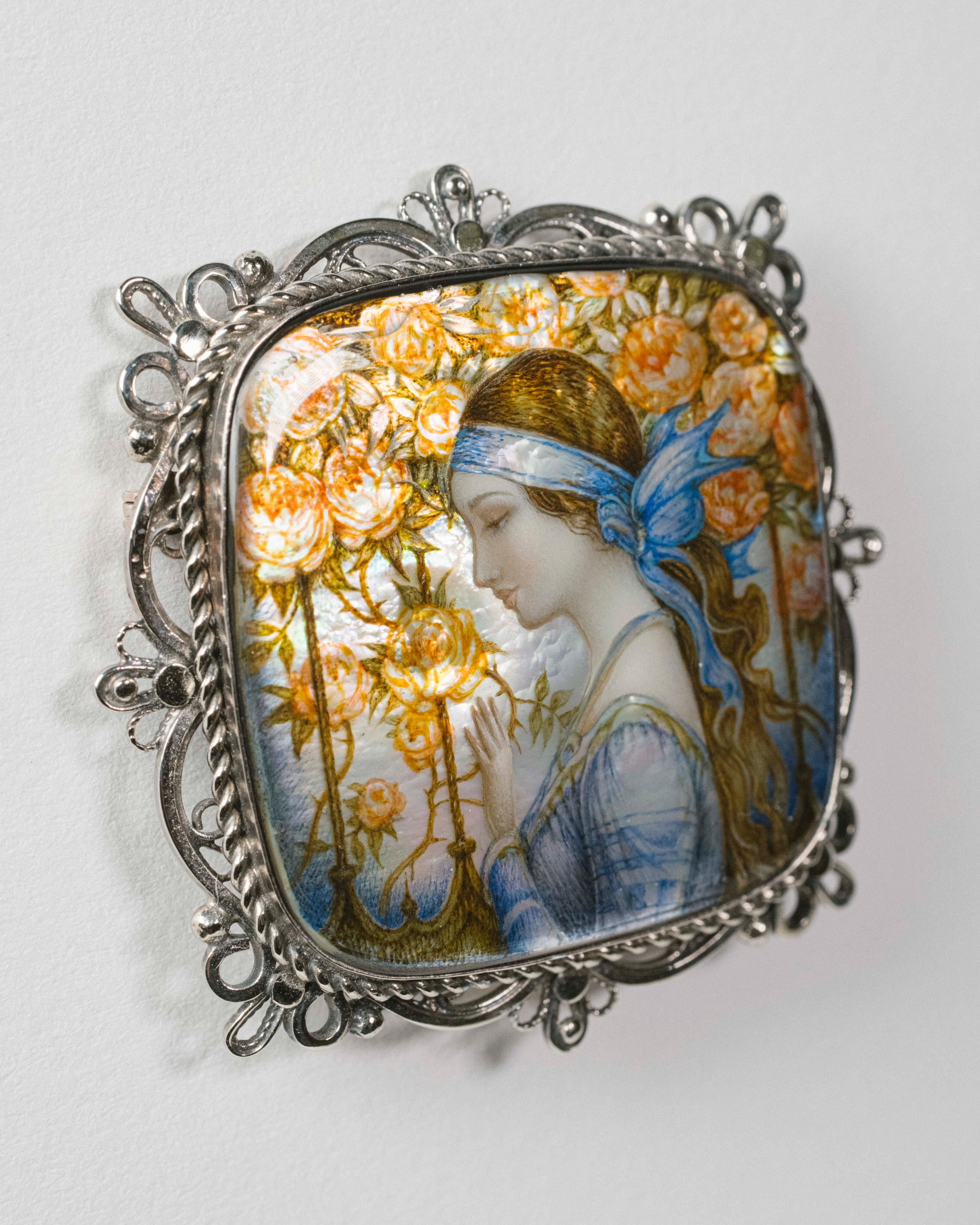 Girl with a Blue Ribbon. Marina Rogatova