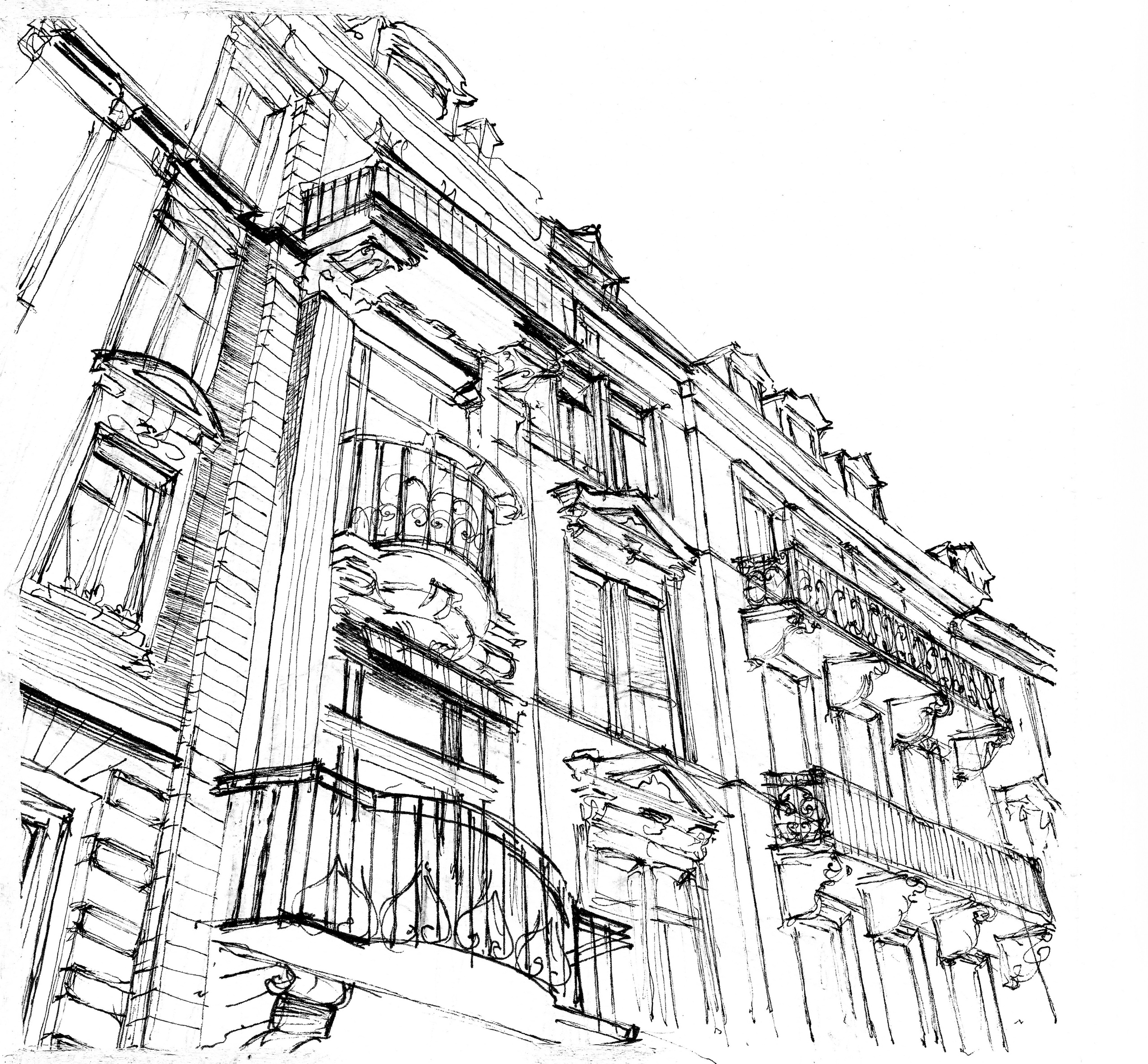 Urban views. Angelina Sorokopud. Artist in Strasbourg