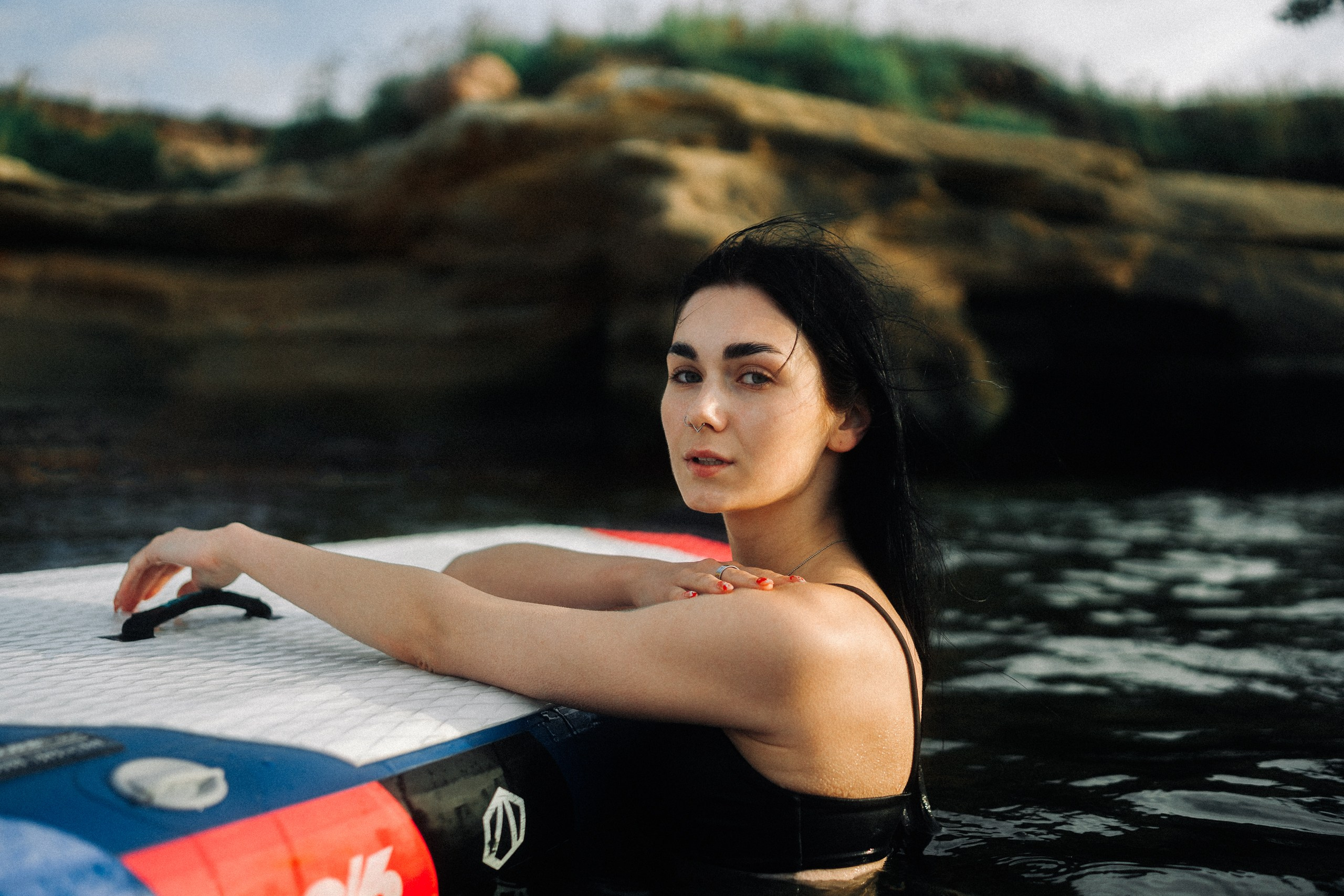 SUP board and Swimsuits. Couple and Family Photographer in Tallinn, Sasha Kaloshin