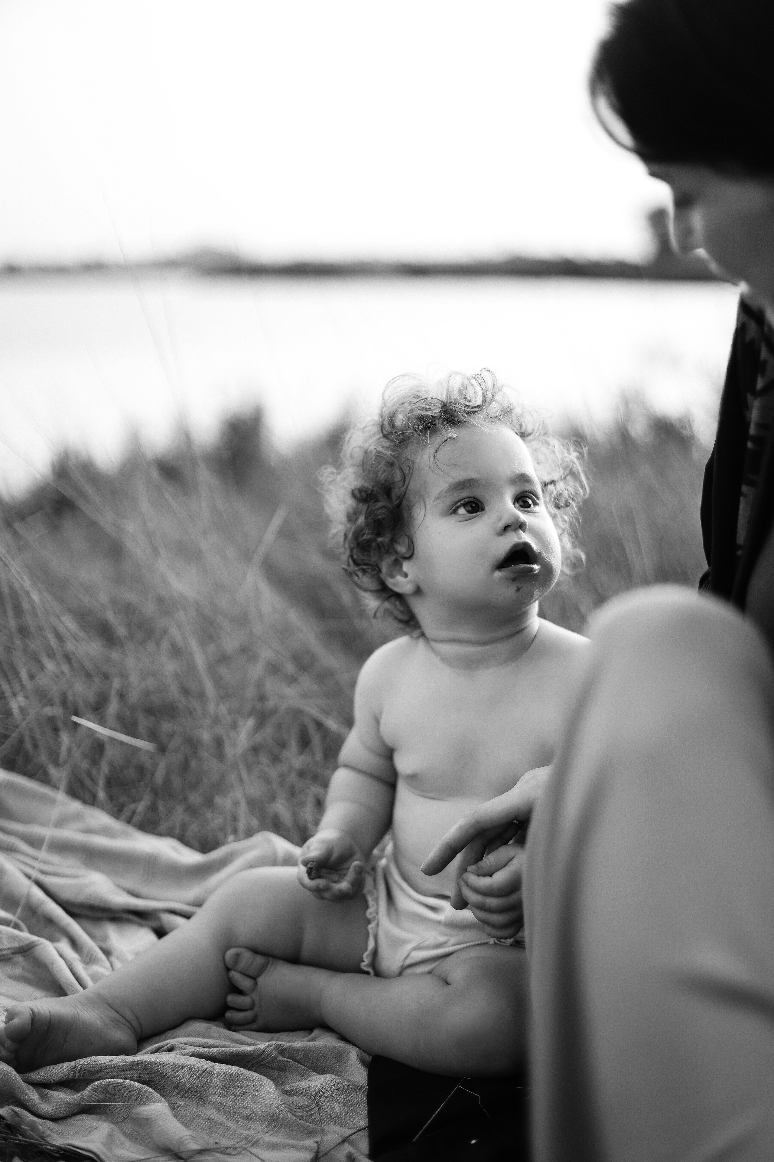 Little curls in Atlit. Family photographer in Israel