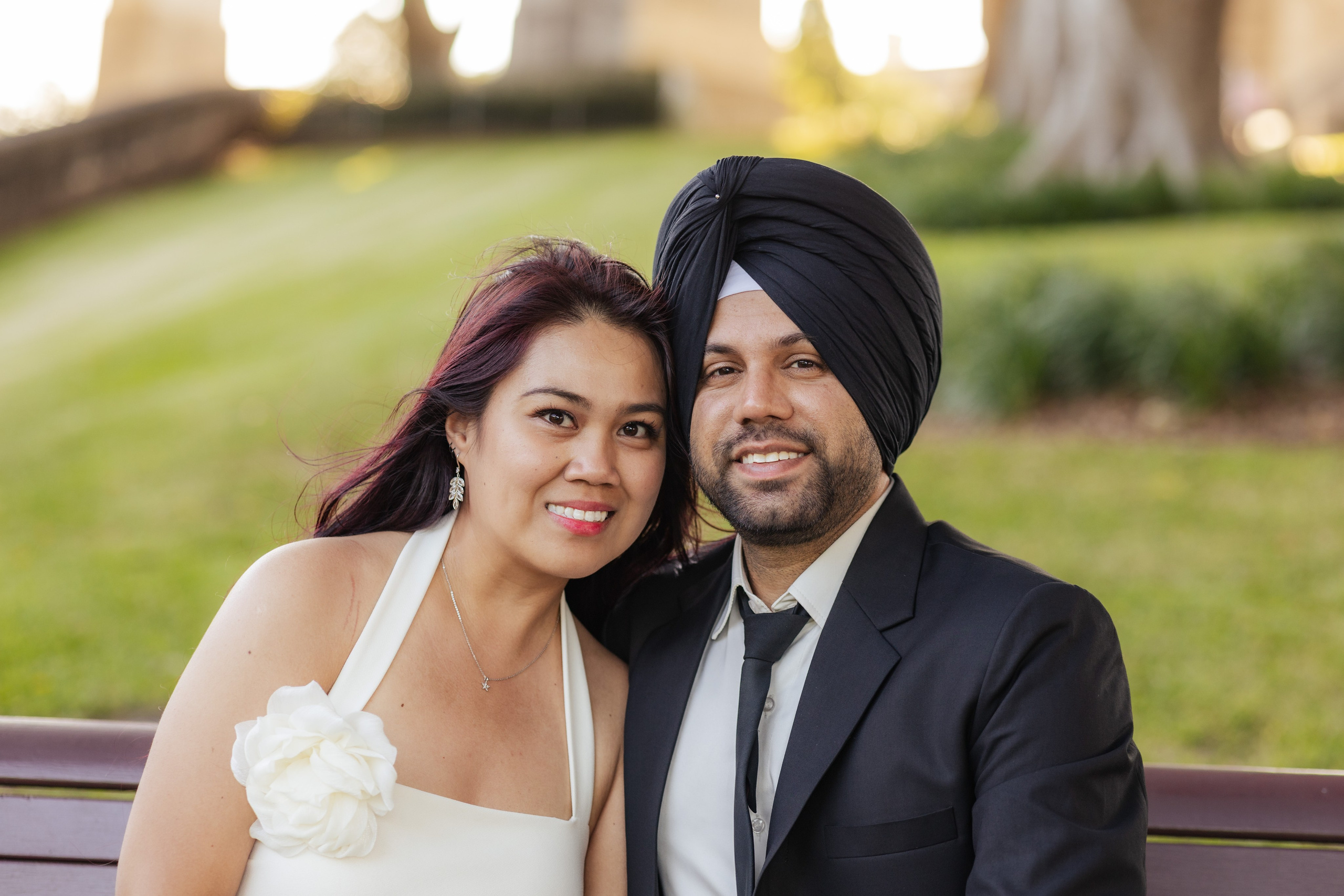 Sunshine and Harminder’s wedding photo session. True Story Photography