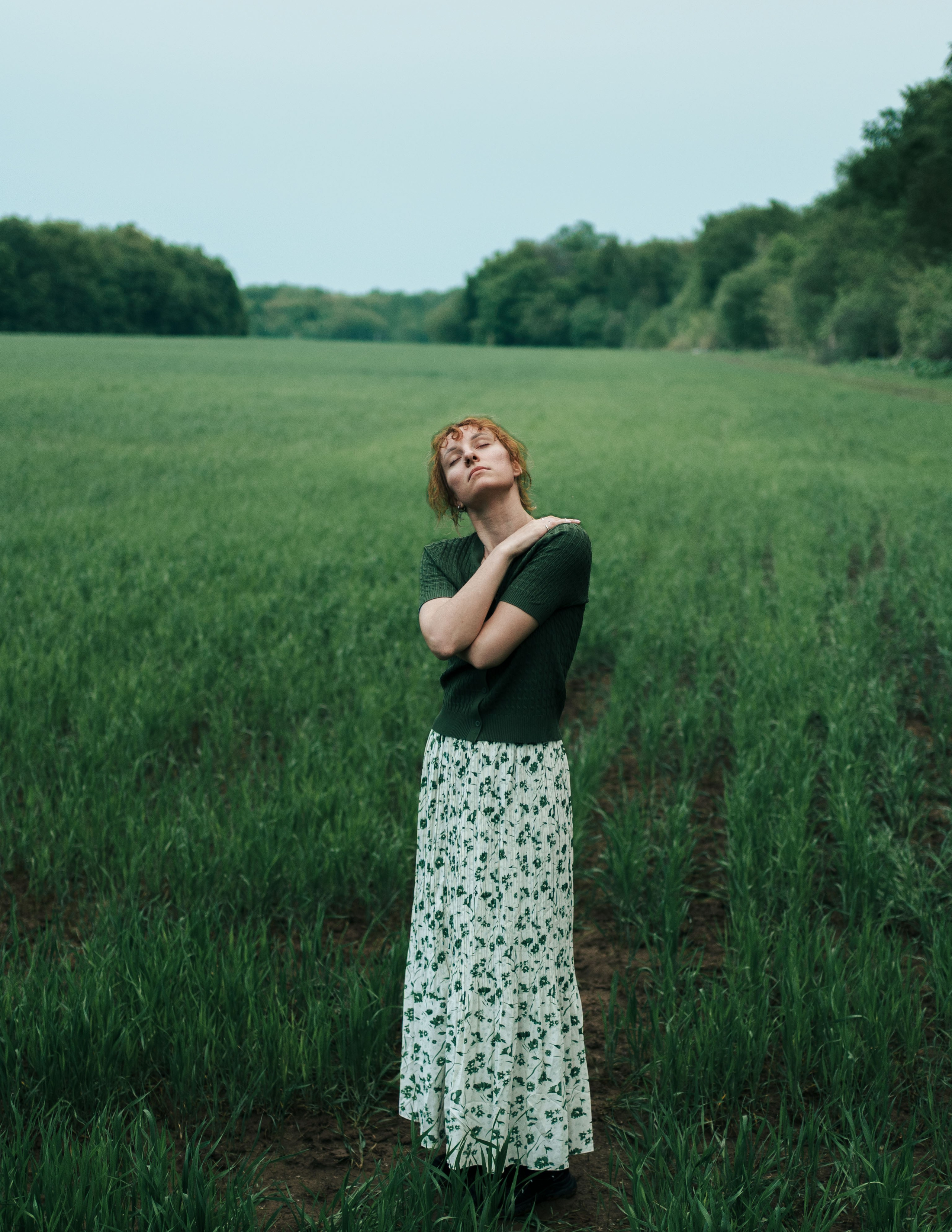 Greens. Alisha Geva женский портретный фотограф в Дубае