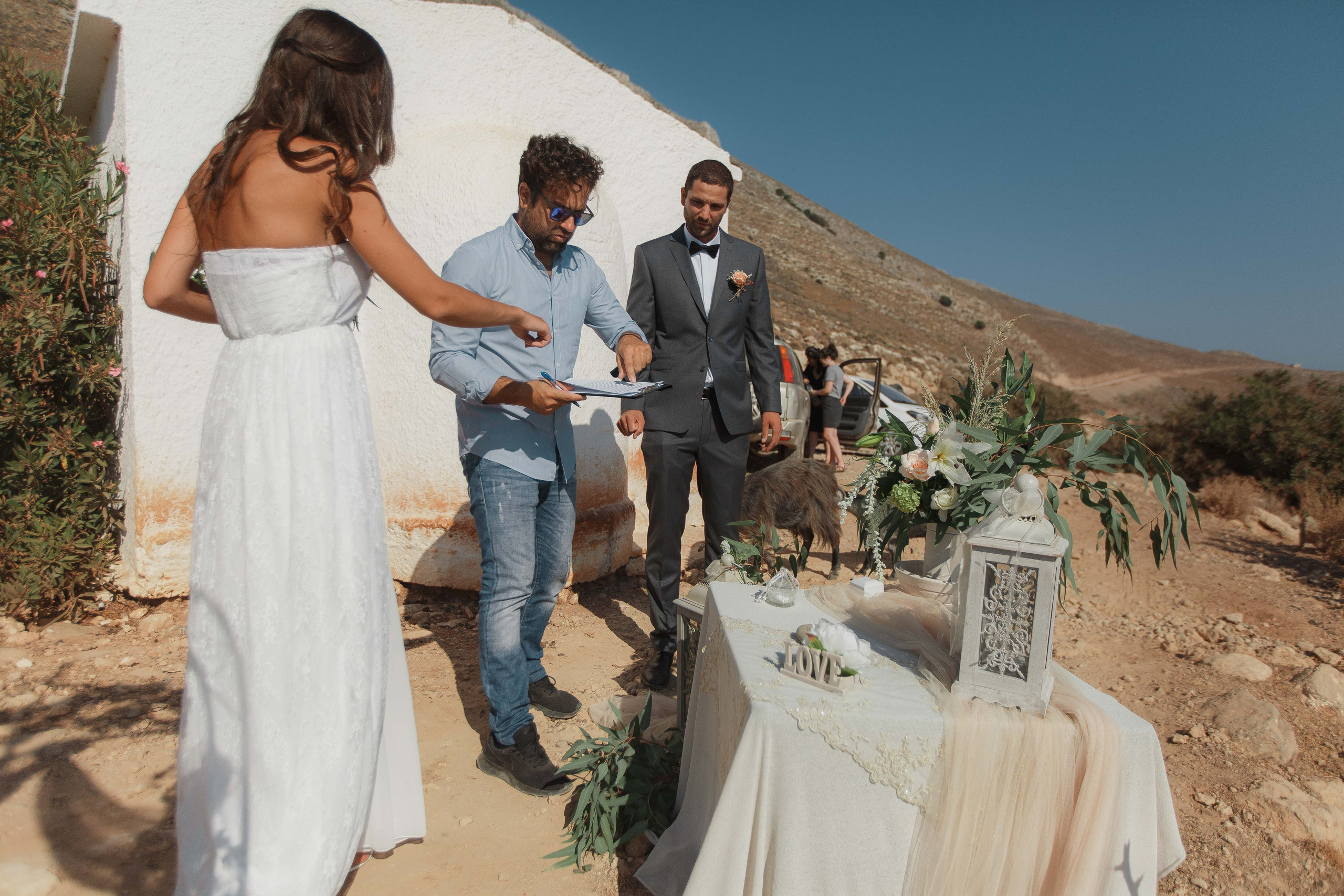 Marino & Steffi, Crete. Denny Savon — Photographer in Santorini | Weddings, Love Stories & Flying Dress