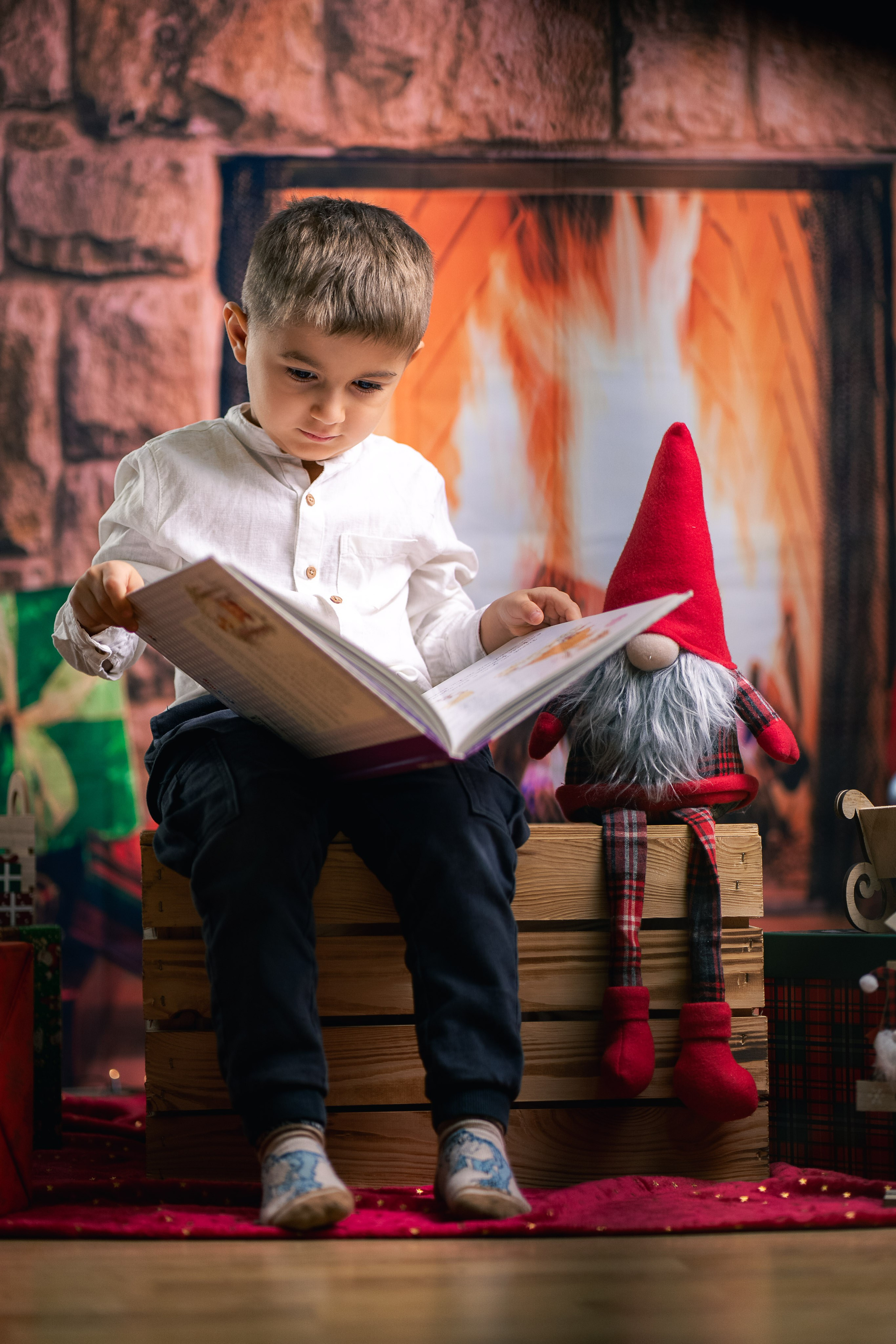 Sedinta foto Craciun — Gradinita Miniterra. Liviu Andrei - Fotograf