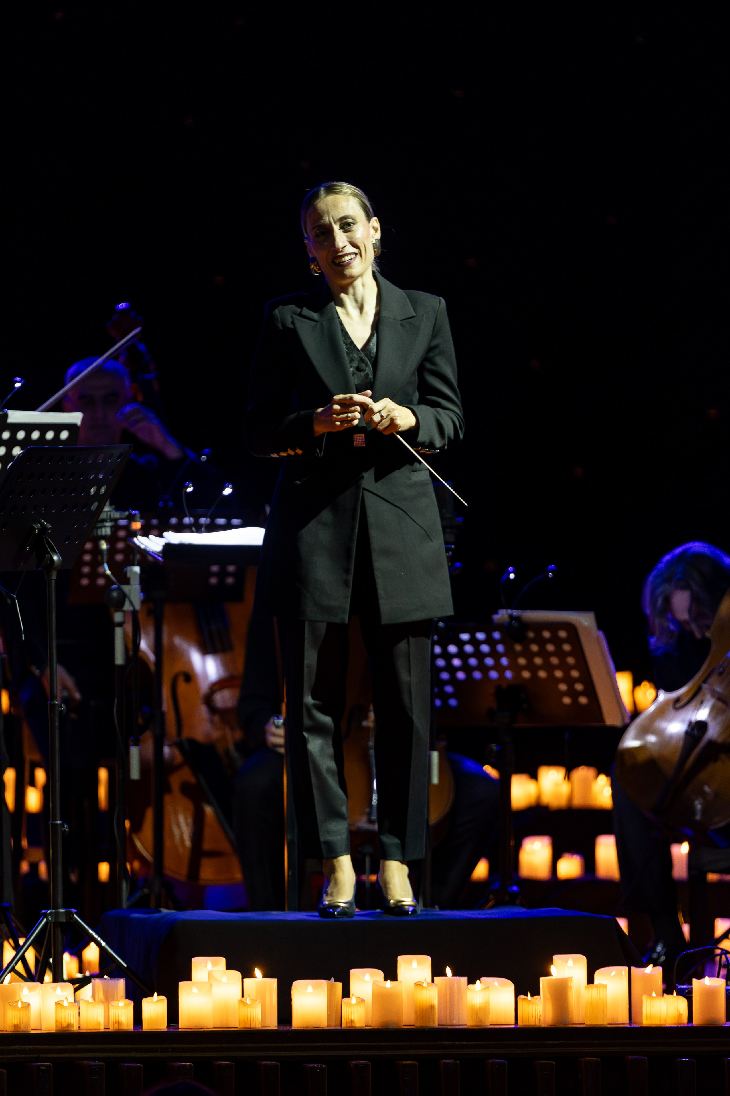 Violinistica Irina Mureșanu tokom nastupa na Candlelight koncertu u Sarajevu