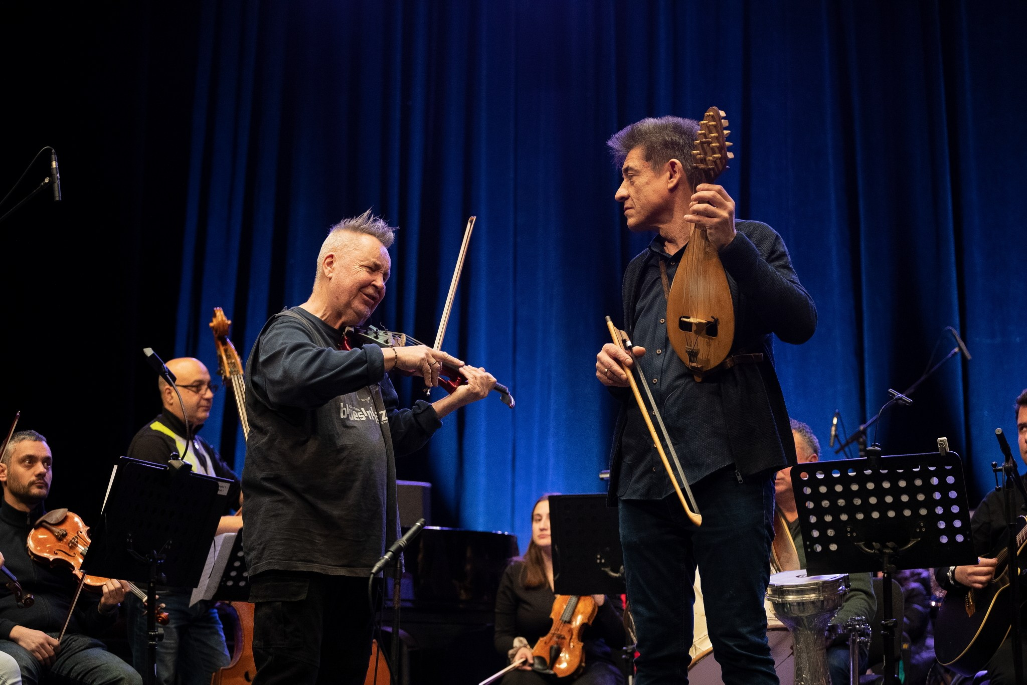 Найджъл Кенеди и Георги Андреев — репетиция и концерт в София, 13.02.2025. Александър Сандев - website