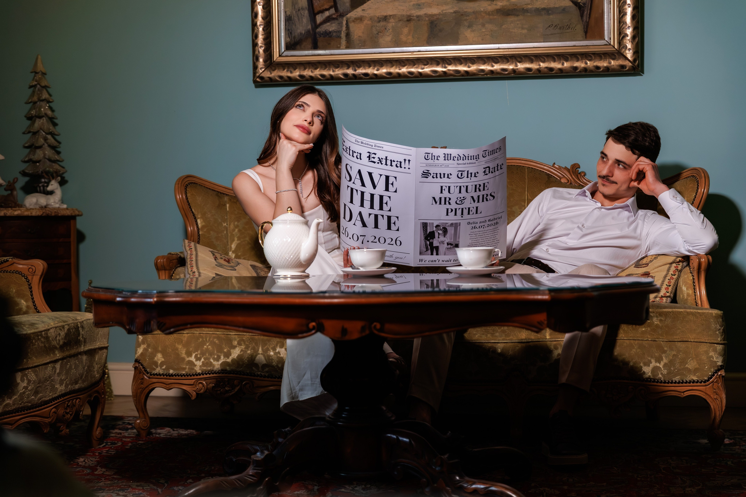 Delia & Gabriel - Save The Date București - Ceainăria Infinitea. Fotograf Profesionist Pitesti-Bucuresti| Mircea Seinea