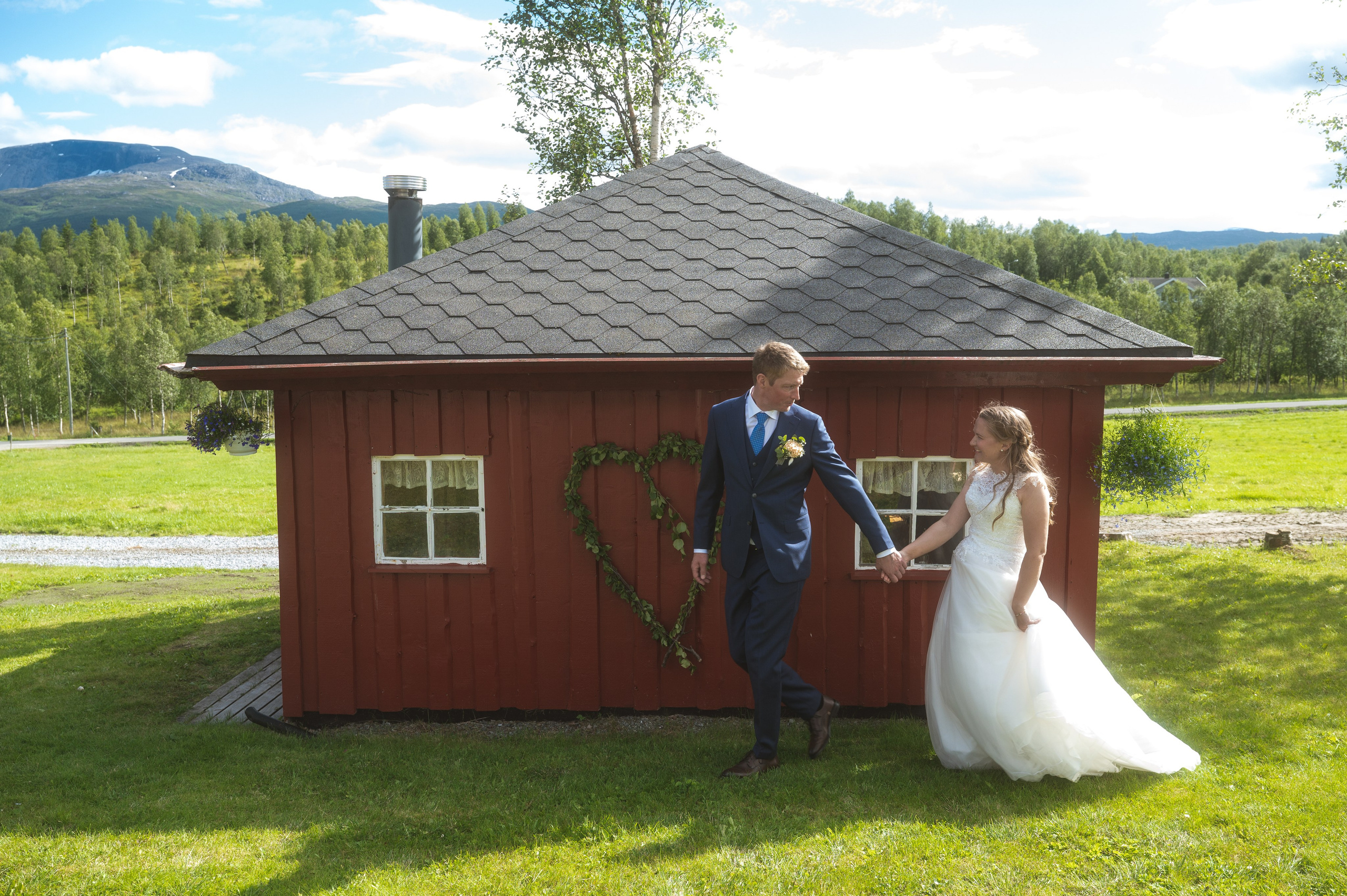 Bryllup i Ballangen kirke. Din fotograf i Narvik kommune