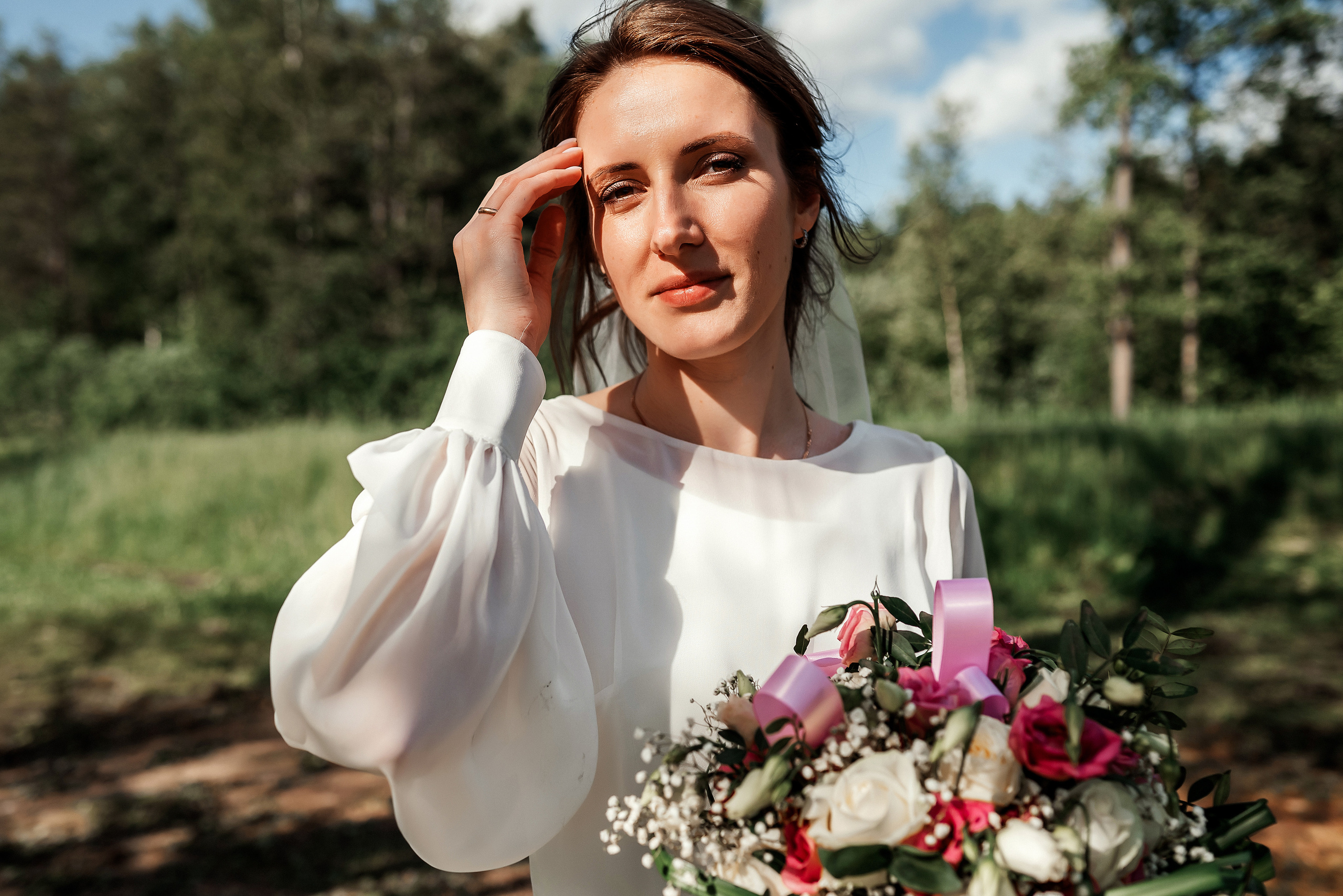 Прекрасная невеста Оля. Ваш фотограф в Латгалии — Александра Юхневича!