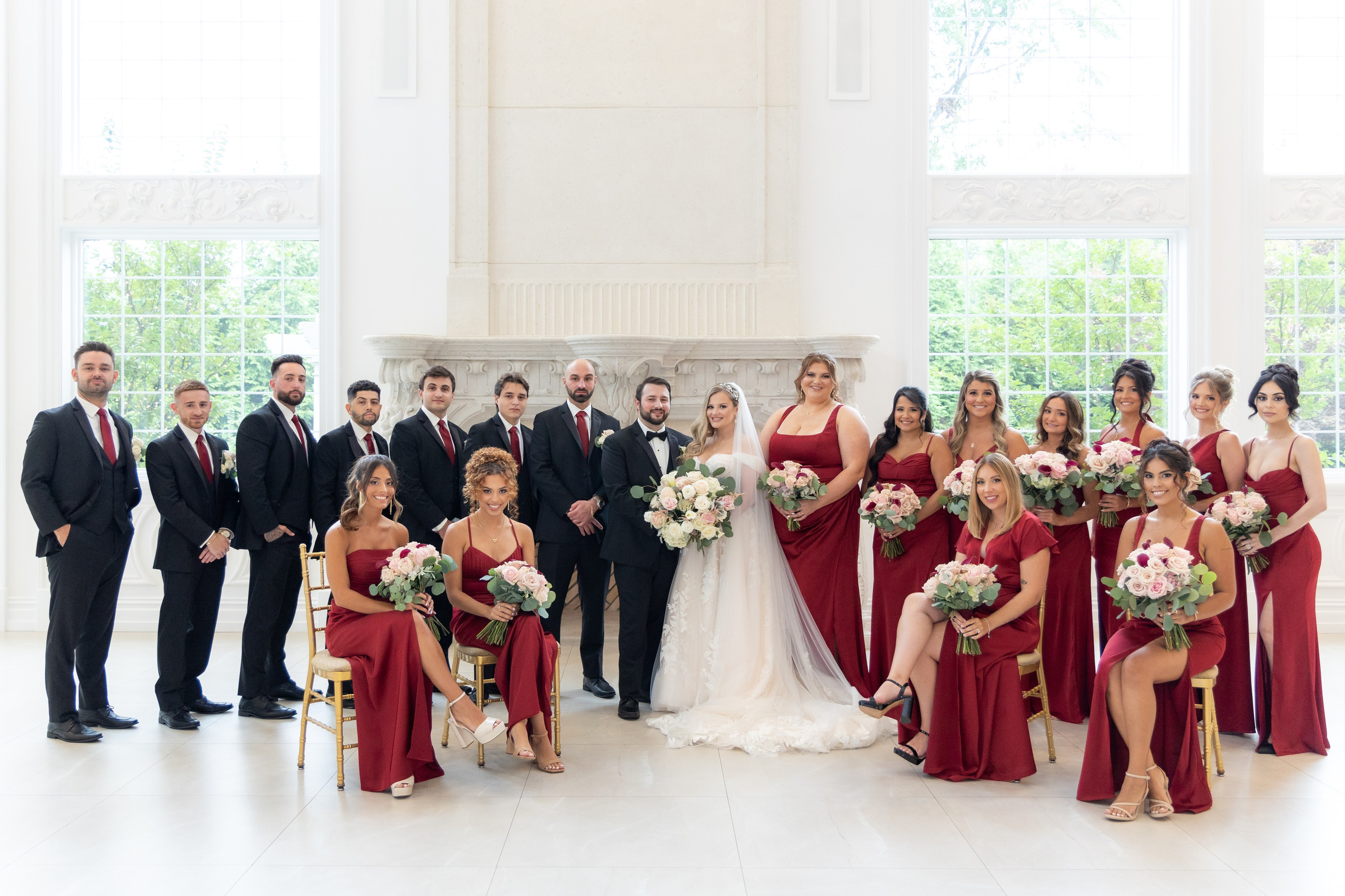 Erica & Vincent, The Estate at Florentine Garden, NJ. Wedding Photo & Video