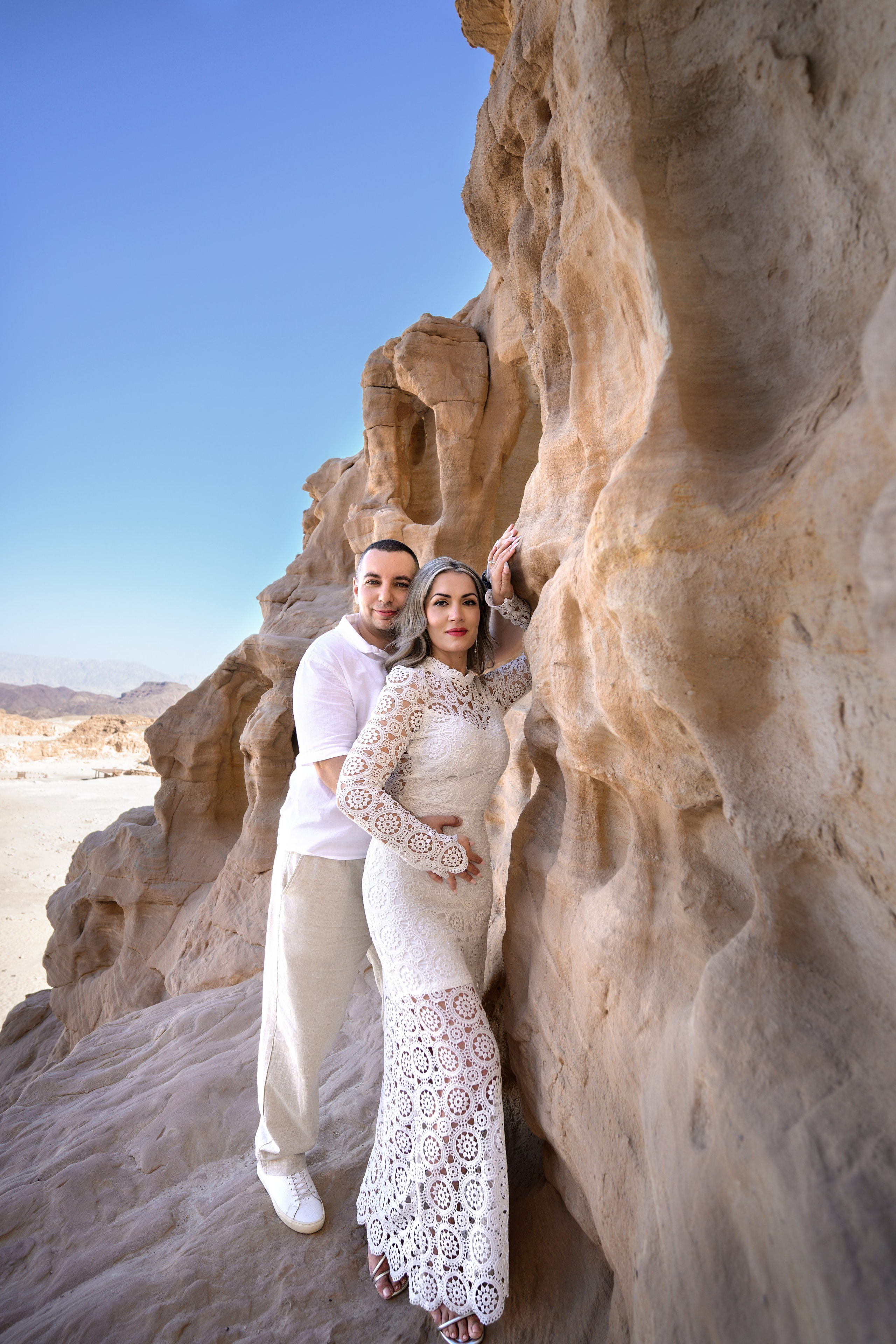 Lev & Bella_"She said YES” in a Timna park. Family children pregnancy love stories photographer in Eilat Israel Olga Amchislavsky