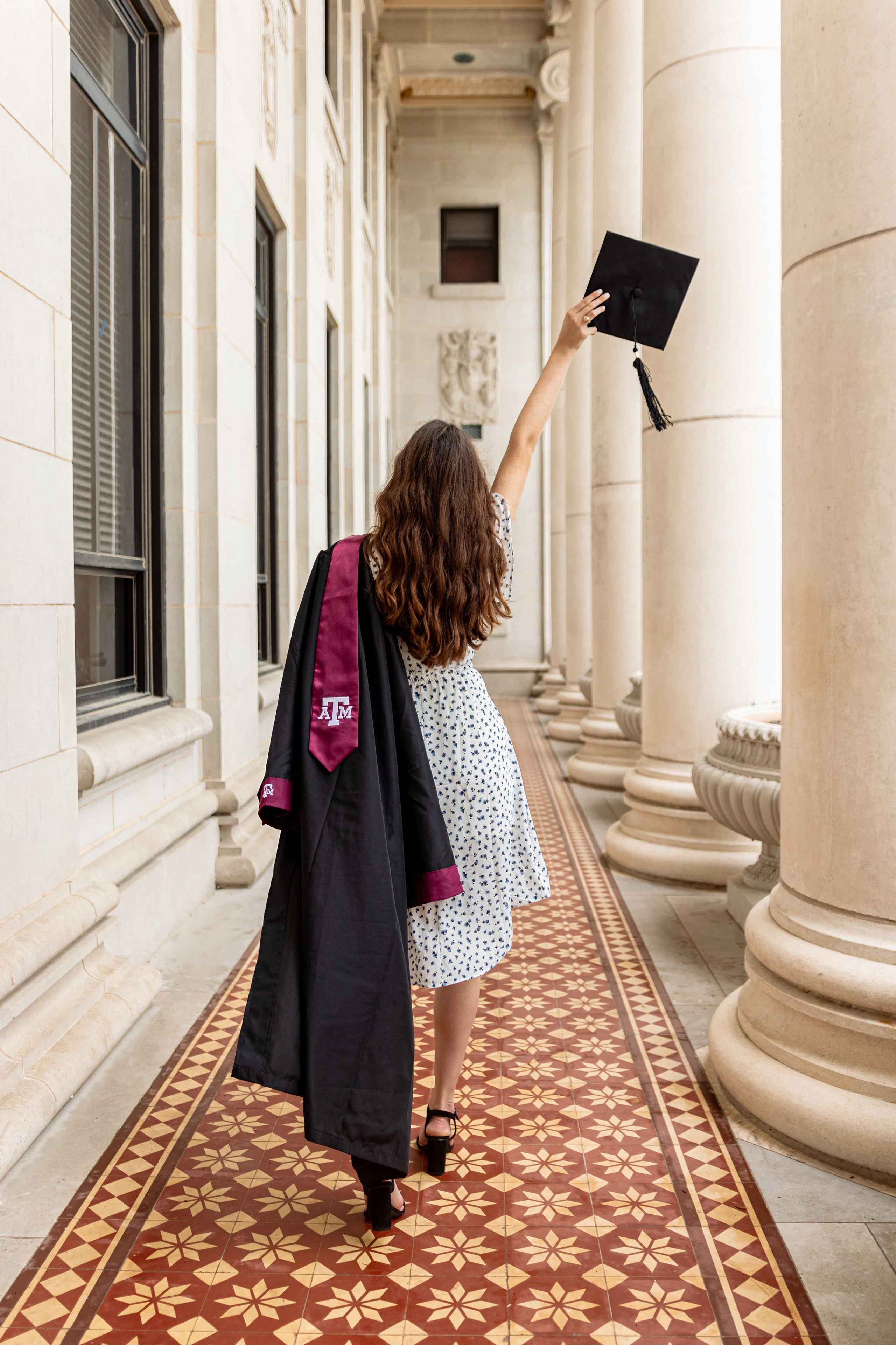 Lauren’s graduation photoshoot at Texas A&M University