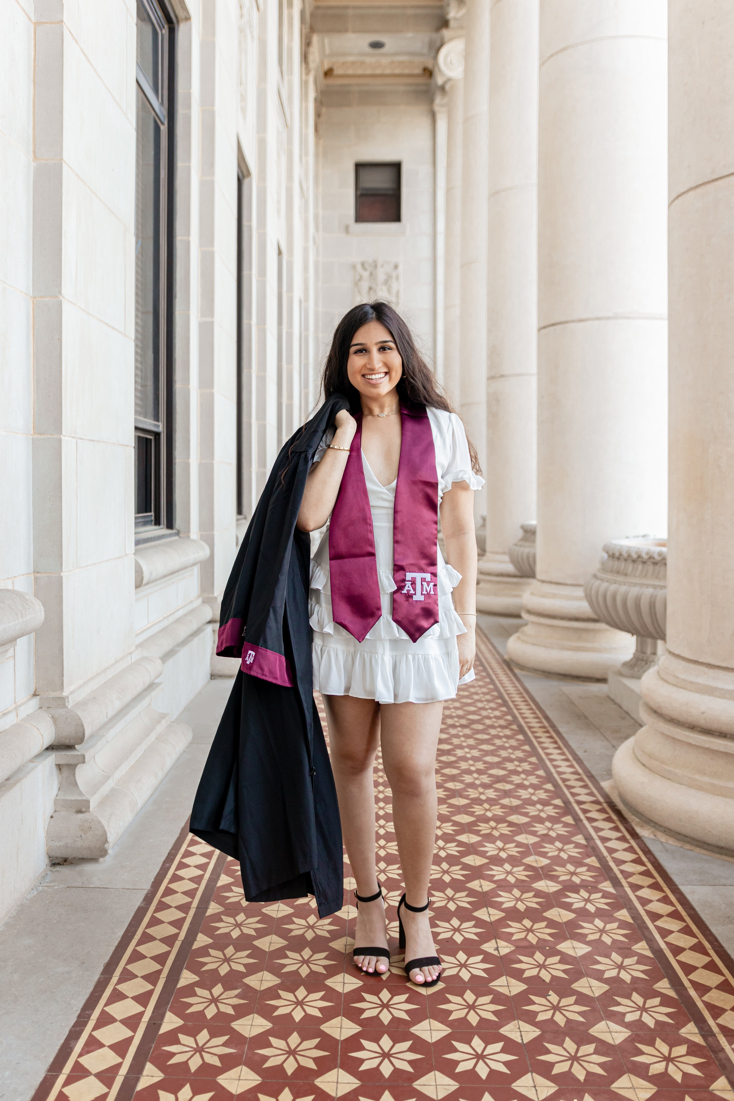 Arshia’s graduation photoshoot at Texas A&M University