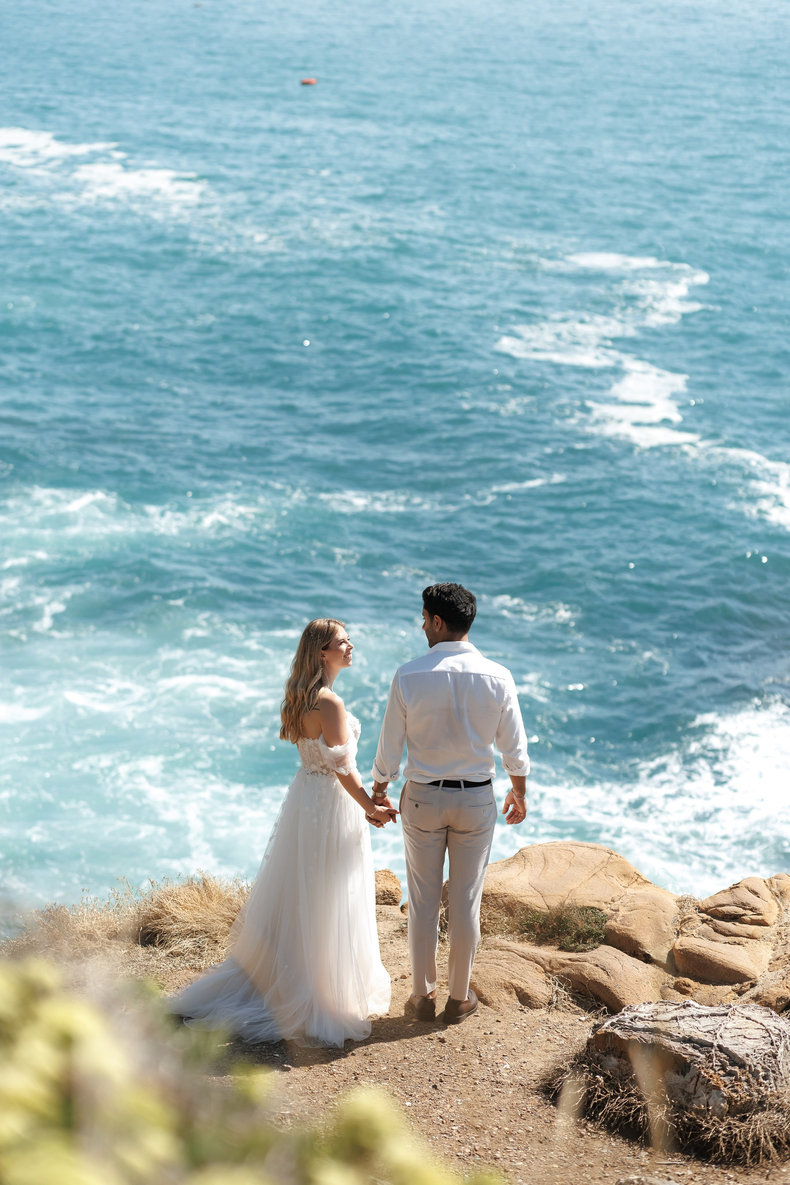  Weitblick aufs Meer bei einer Destination Wedding – Hochzeitsfotograf Spanien | Nataliia Schütze