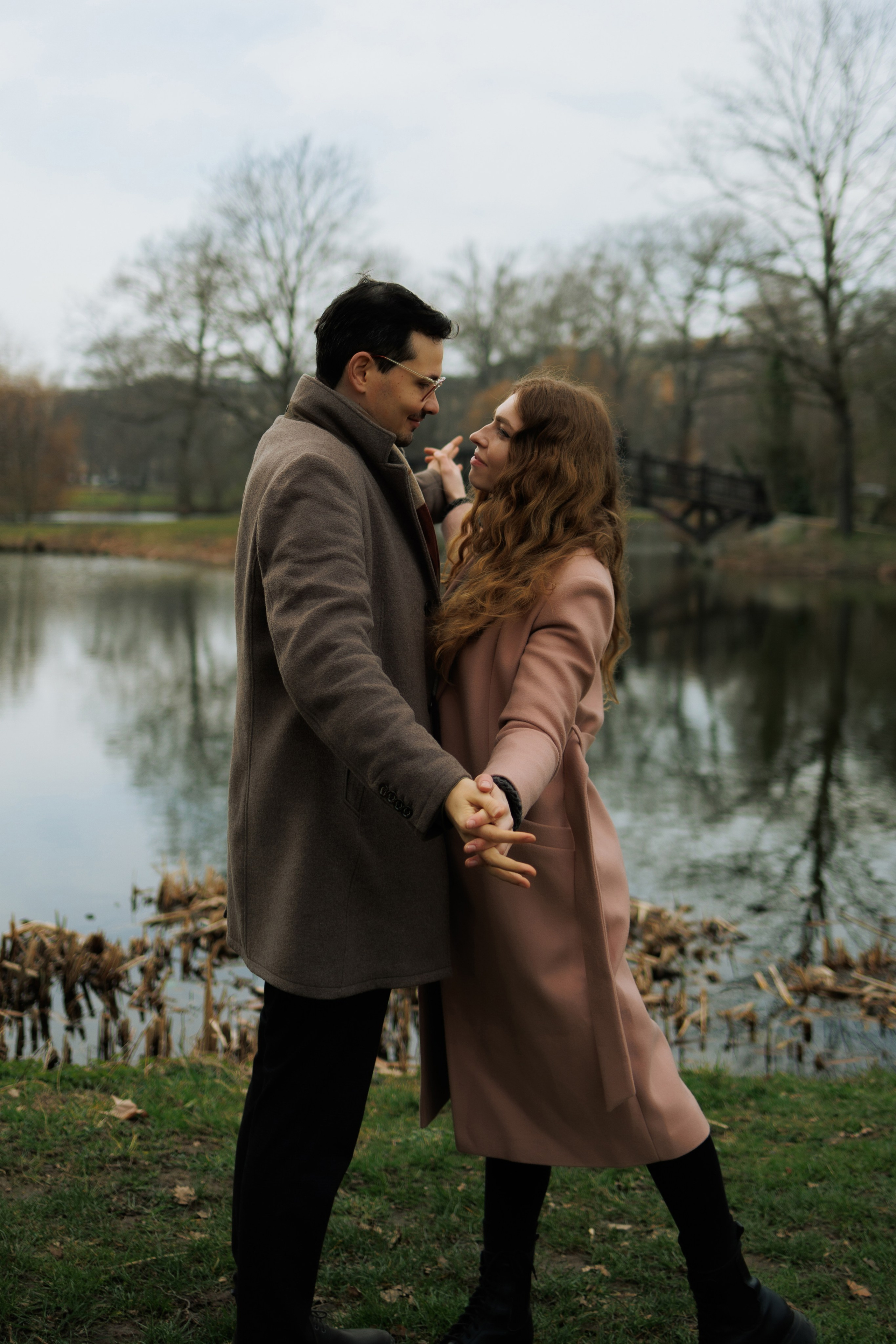 Love Story in Leipzig Park. Emotional&Cinematic Couple Photoshoot by Kristina Kozheltsova. Kristina Kozheltsova- Soulful Portrait&Lifestyle&Love Story Photographer in Leipzig, Germany