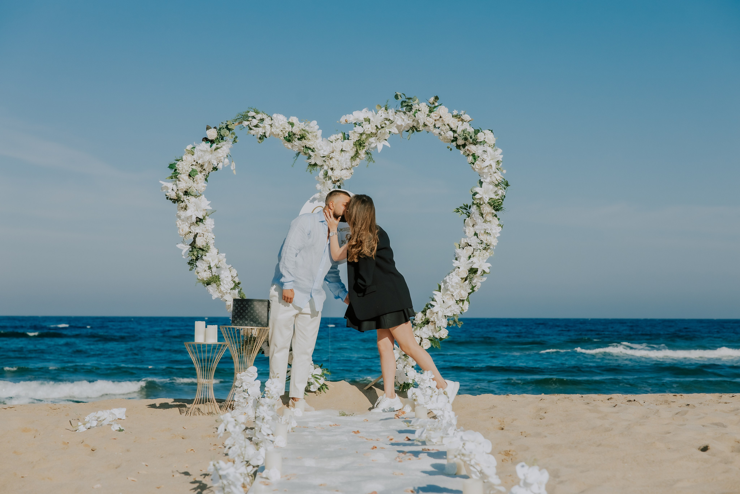 Годеж на плажа. Фотограф Ирина Йотова