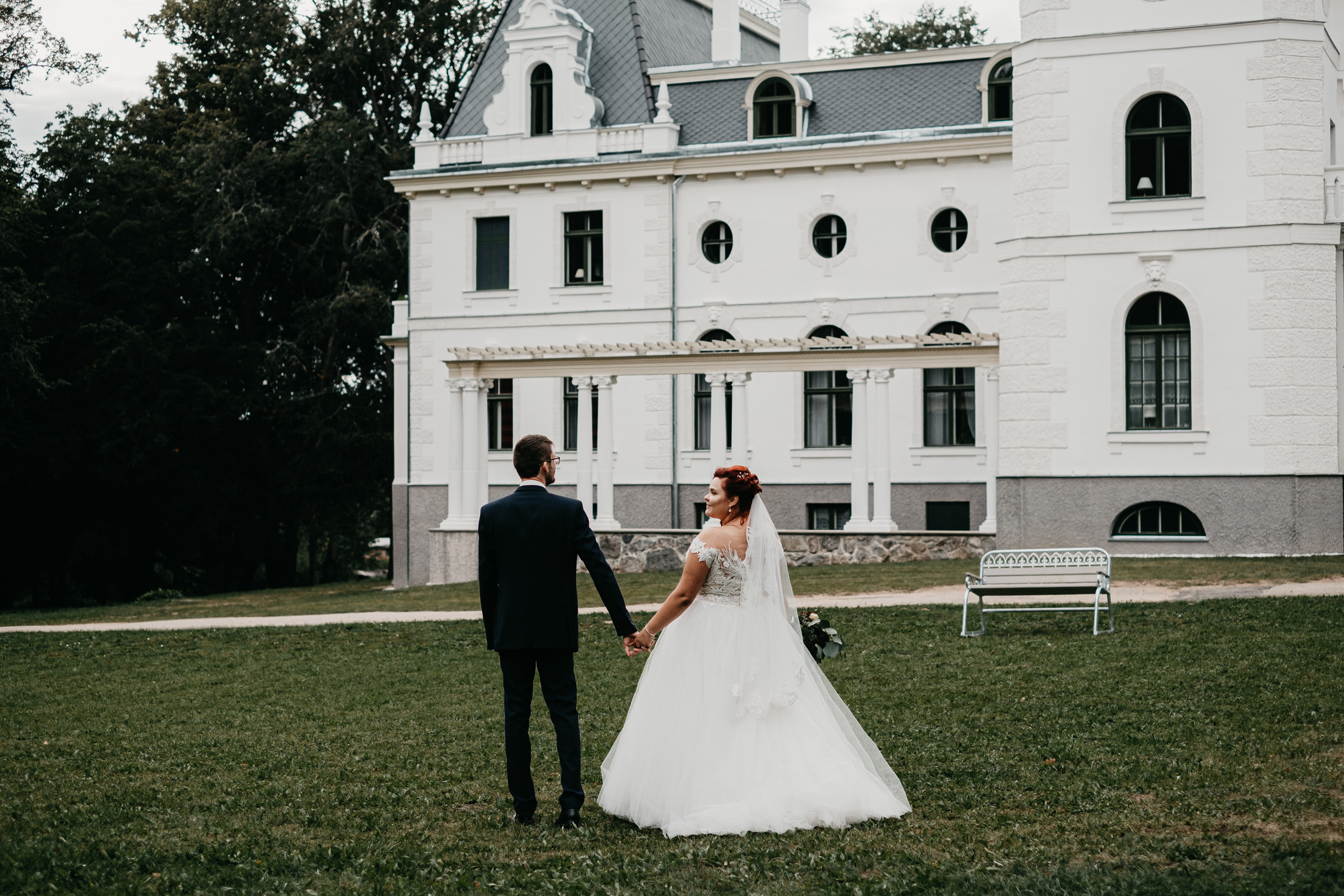 Kāzu fotosesija Stāmerienas muižā