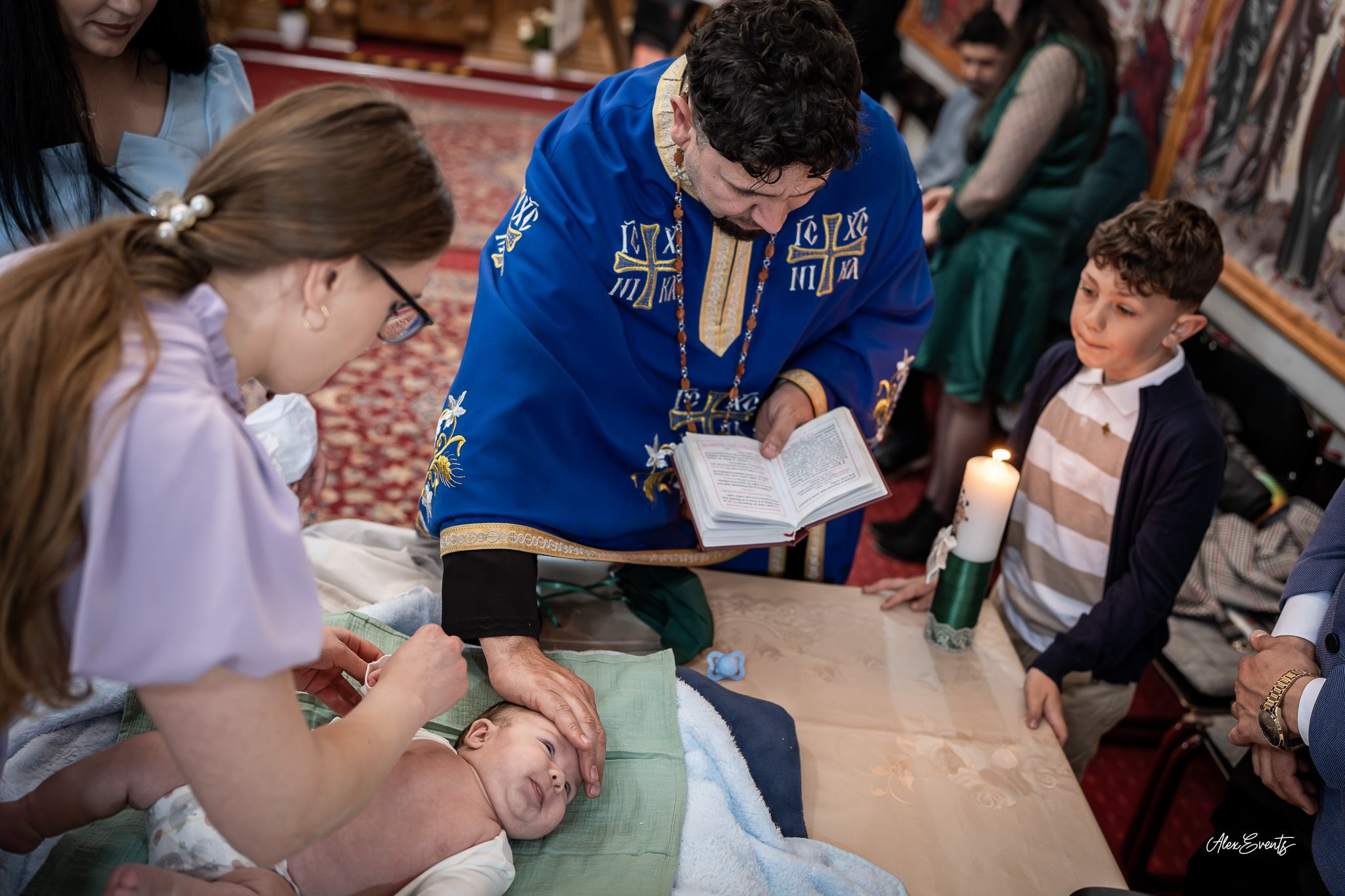 Fotograf Botez Vejle | Biserica Românească | AlexEvents