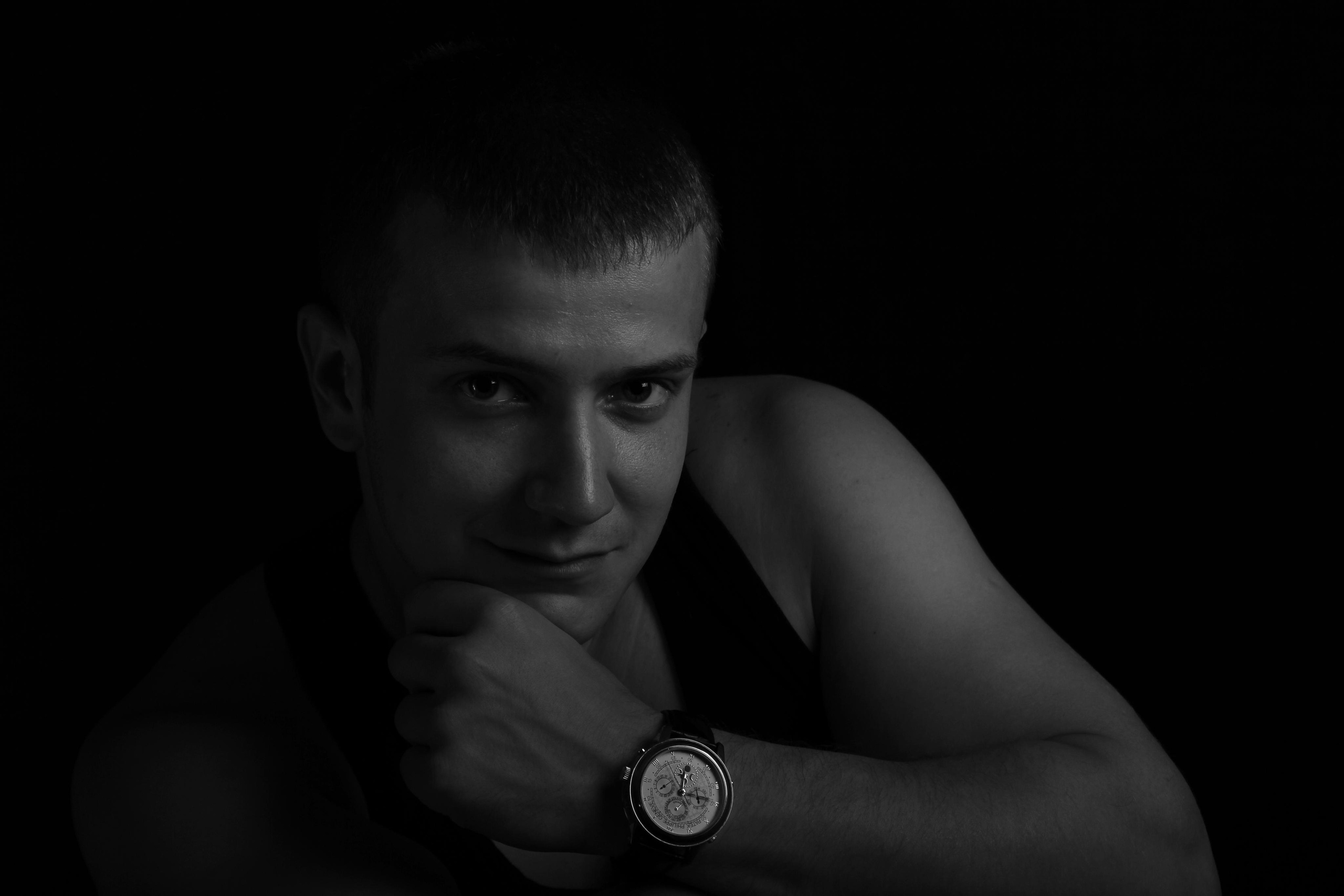 Portrait von Kerl Fitnessstudio 