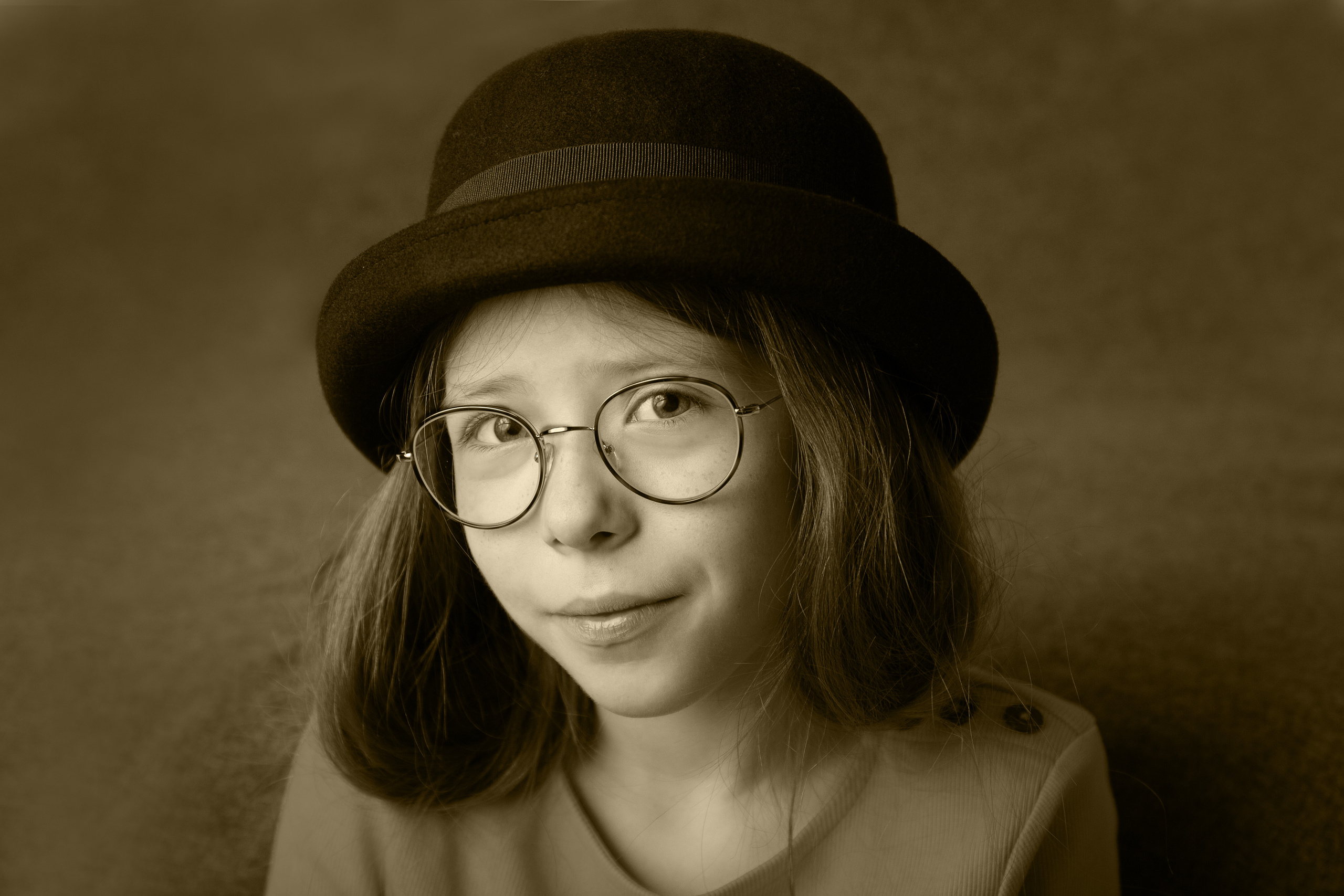 stilisiertes Kinderportrait