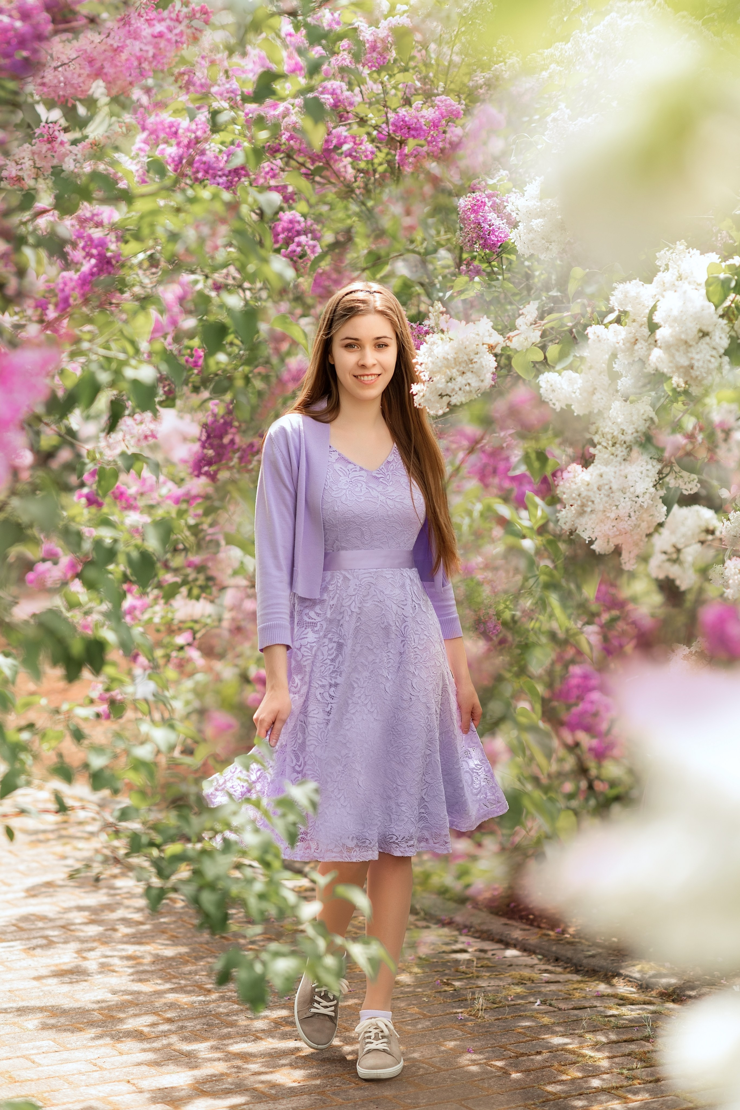 Lilac garden. Wedding & portrait photography in the Seattle Area. Helen Michelle photographer