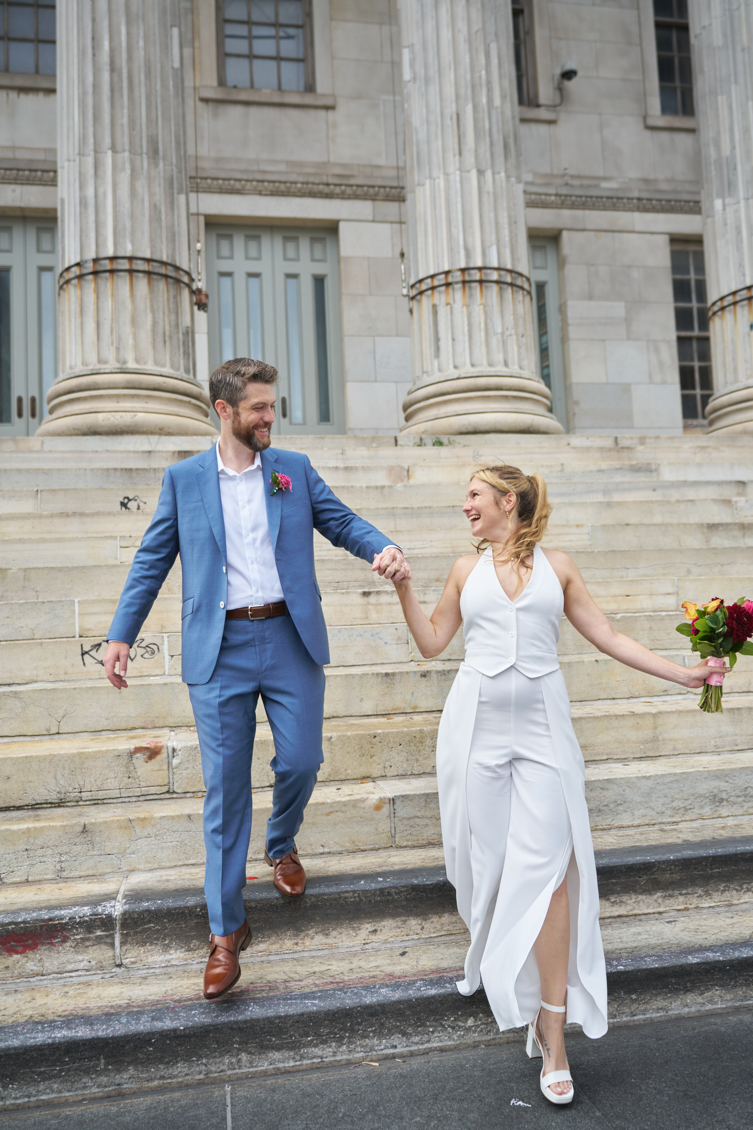 Thom&Madi, Brooklyn, Registration day. Alex Pedan photography
