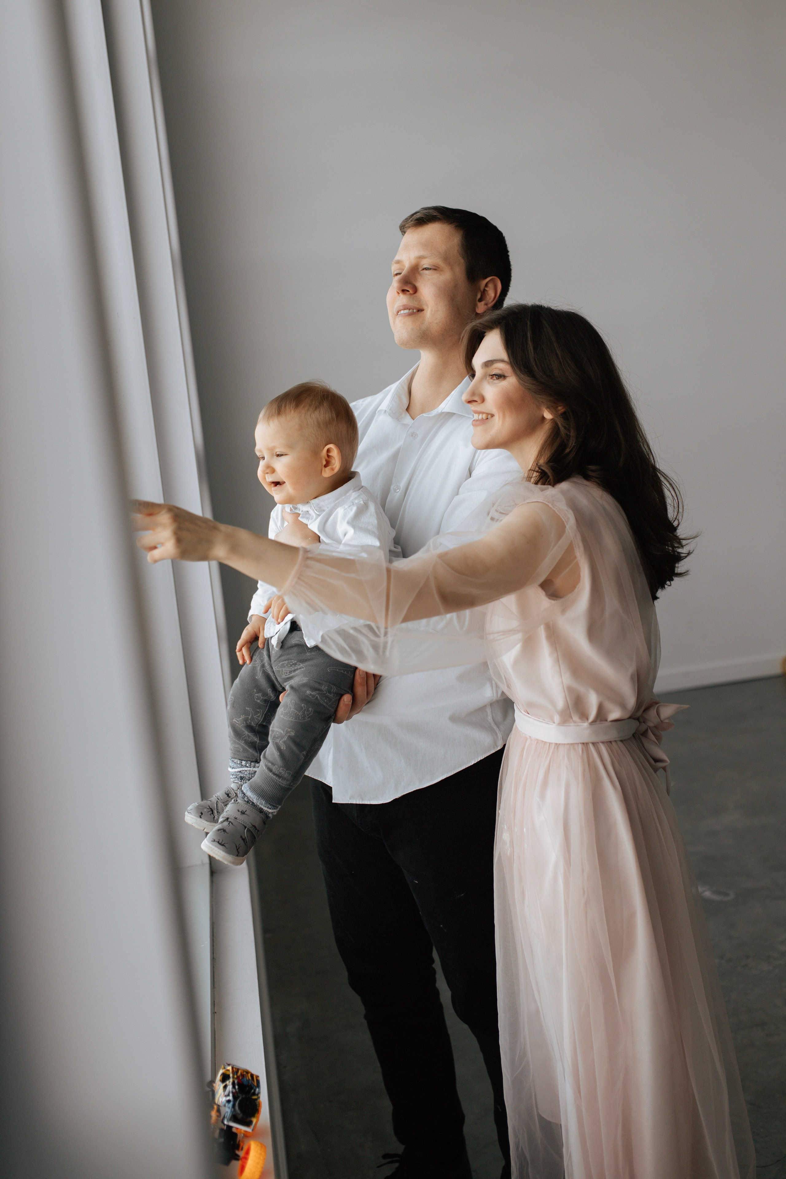 Aleksandr’s first birthday. Home